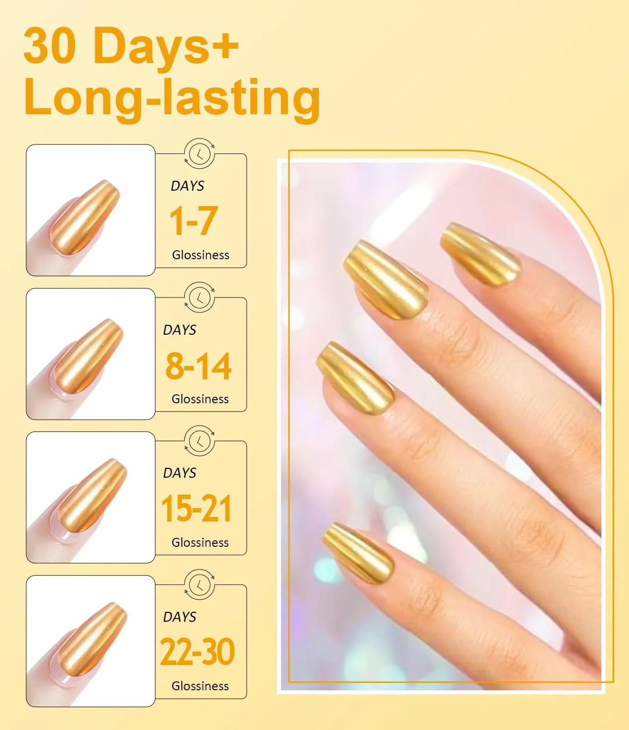 Chrome Nail Powder 6 Colors