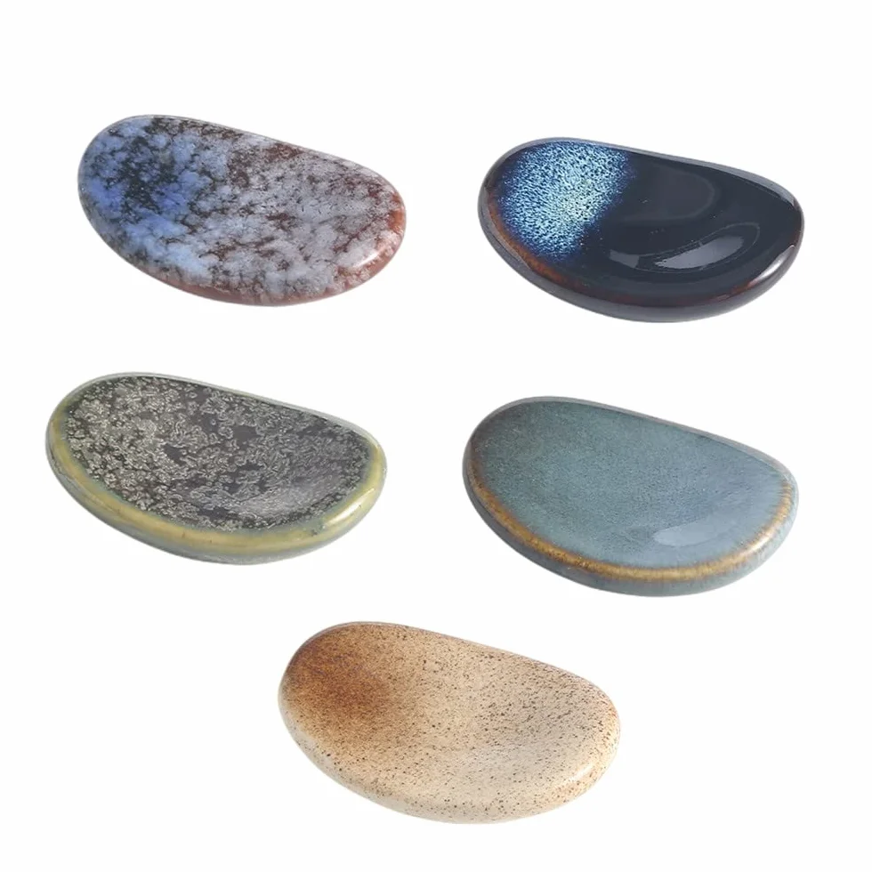 Porcelanowy stojak na łyżki żaroodporny 5 szt. 1,4x3,7x5,5 cm