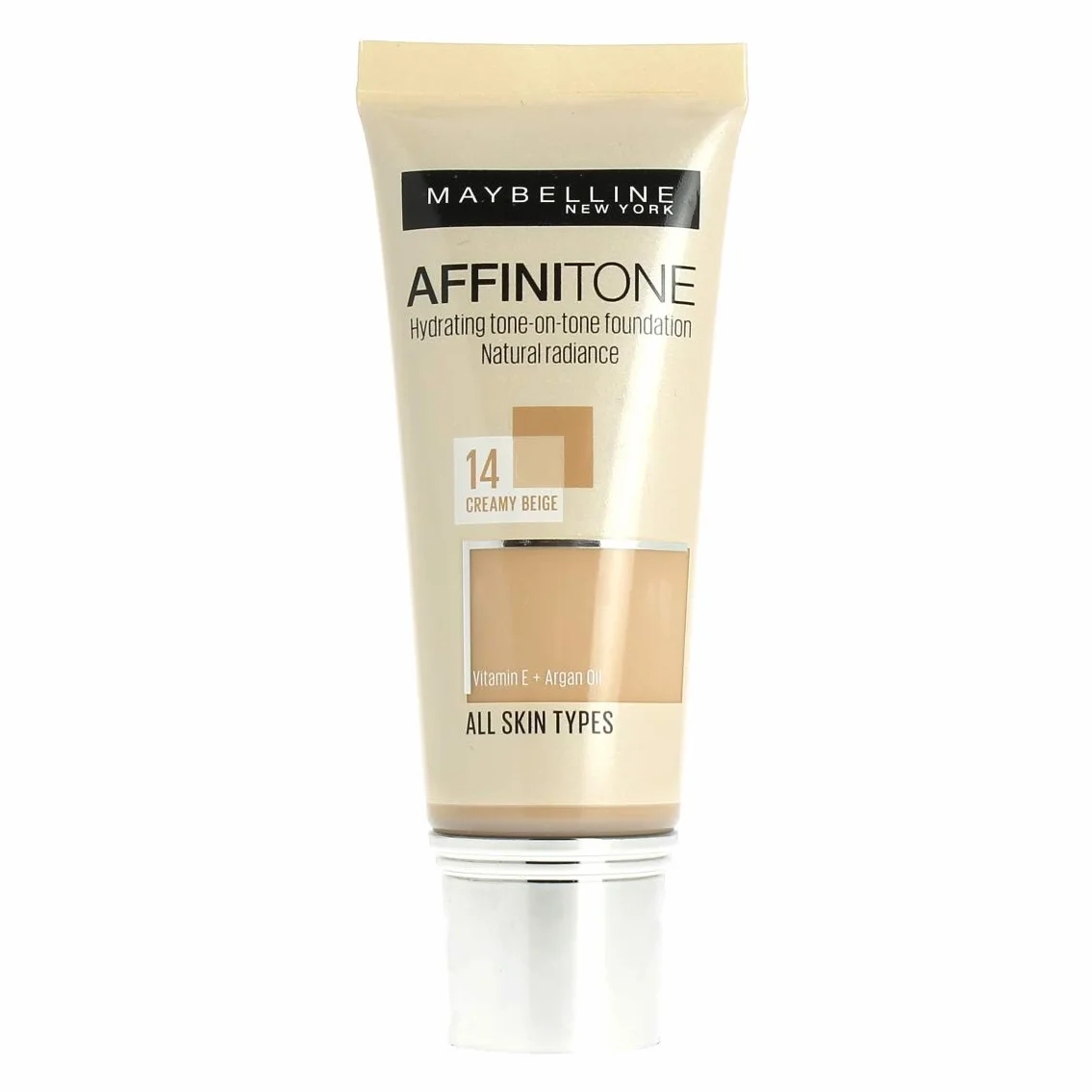 Gemey Maybelline Affinitone Fluid Podkład 17 Różowy Beż