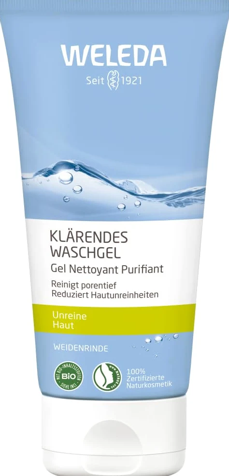 Weleda NATURALLY CLEAR oczyszczający żel do mycia (6 x 100 ml)