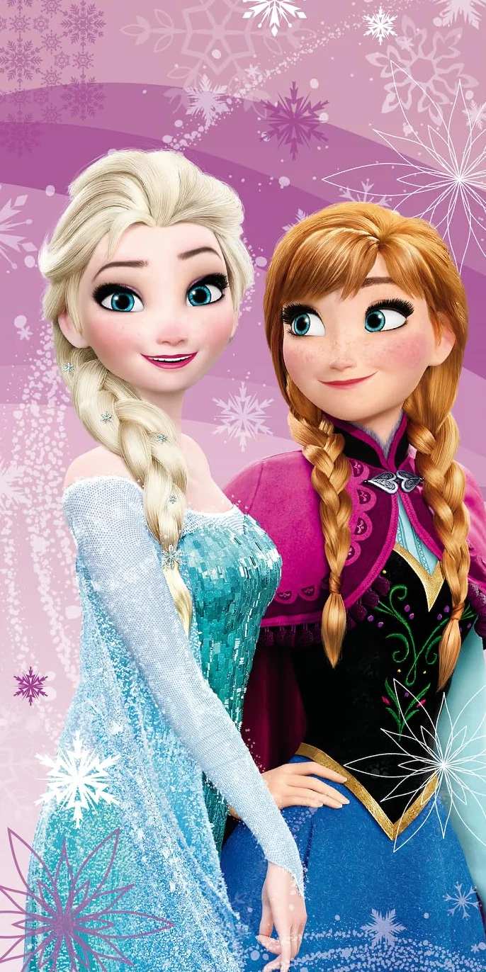 Disney Frozen ręcznik kąpielowy 100% bawełna 70 x 140 cm