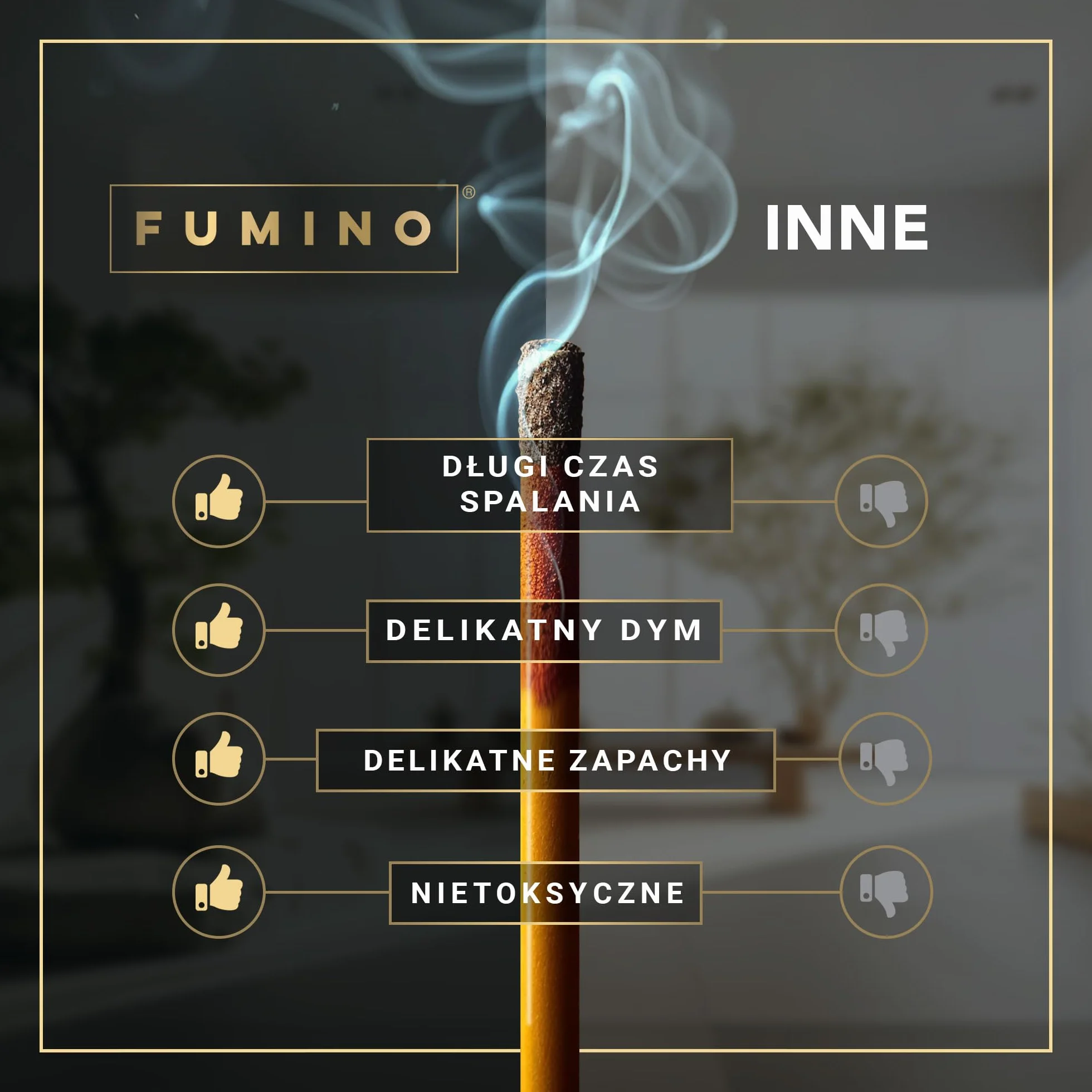 Fumino® Zapach Tropicalnego lasu deszczowego – świeże, ręcznie wykonane kadzidełka patyczkowe, 14 sztuk w opakowaniu (15 g), Masala Agarbatti Joss, zapach do relaksu i medytacji, dekoracja domu