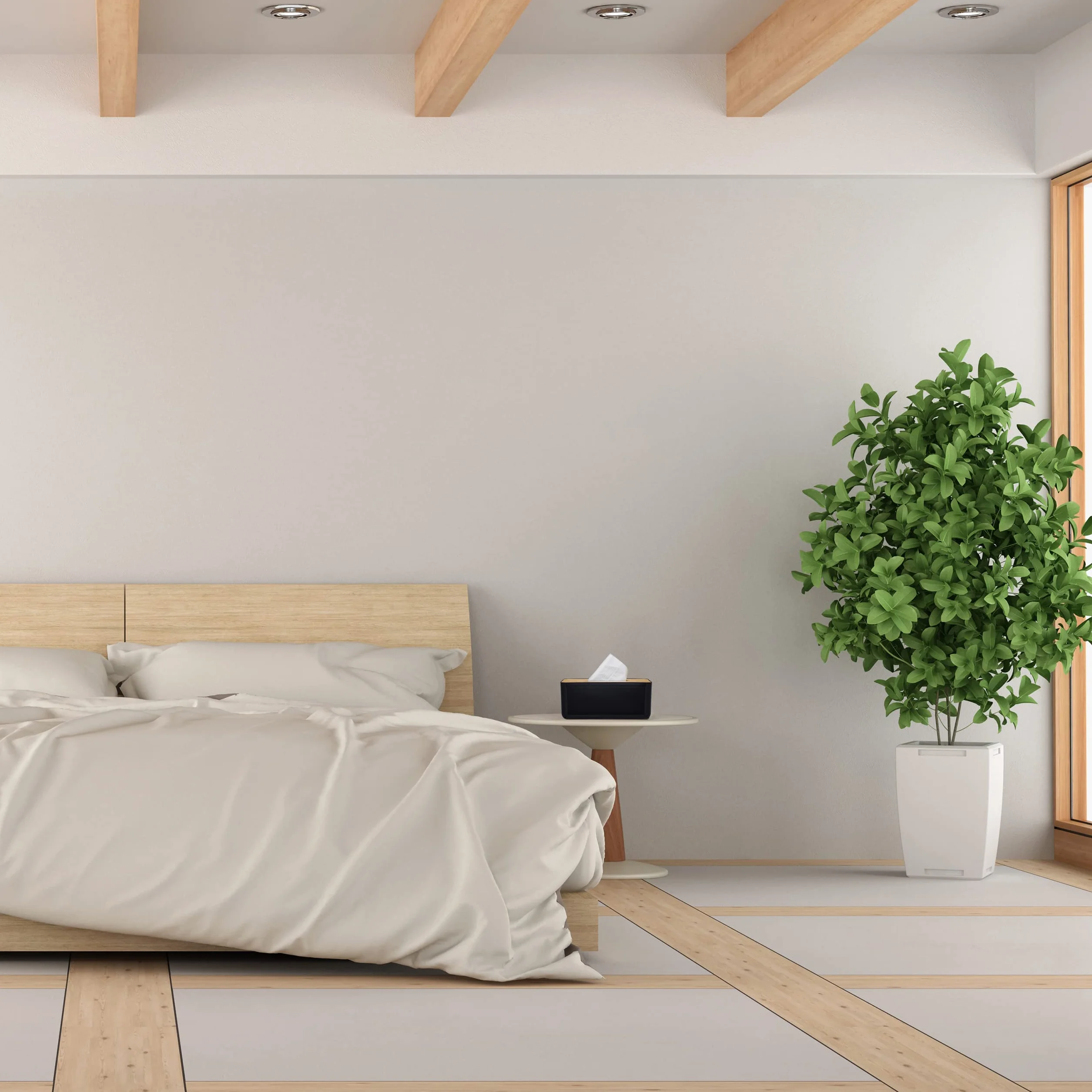 Relaxdays Pudełko na chusteczki higieniczne, do wielokrotnego napełniania, łazienka, pudełko na ręczniki, pokrywka bambusowa, tworzywo sztuczne, wys. x szer. x gł.: 10 x 23 x 13 cm, czarny/naturalny, 1 sztuka