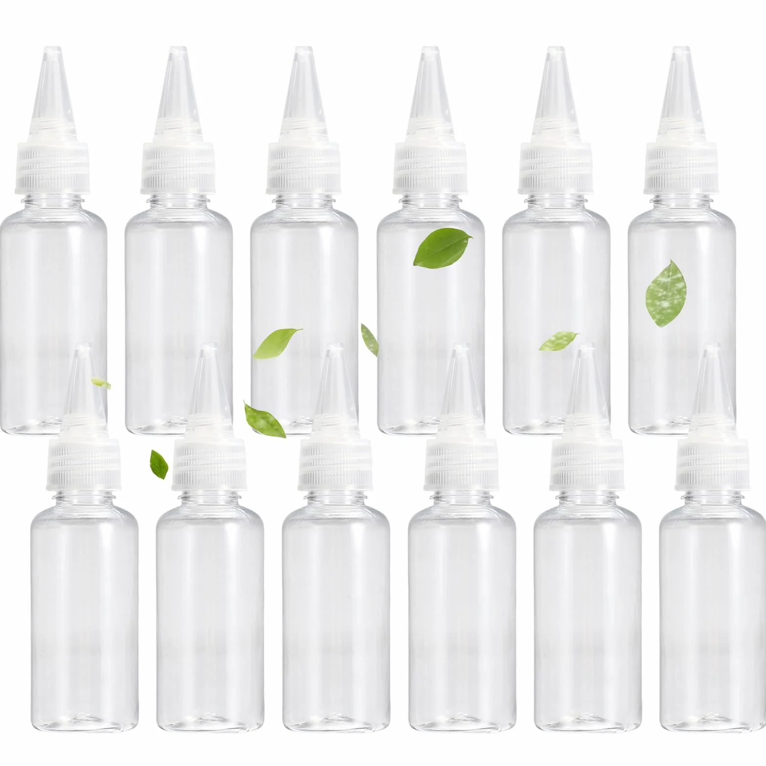 Plastikowe butelki 20 ml pusta butelka na sos z korkiem