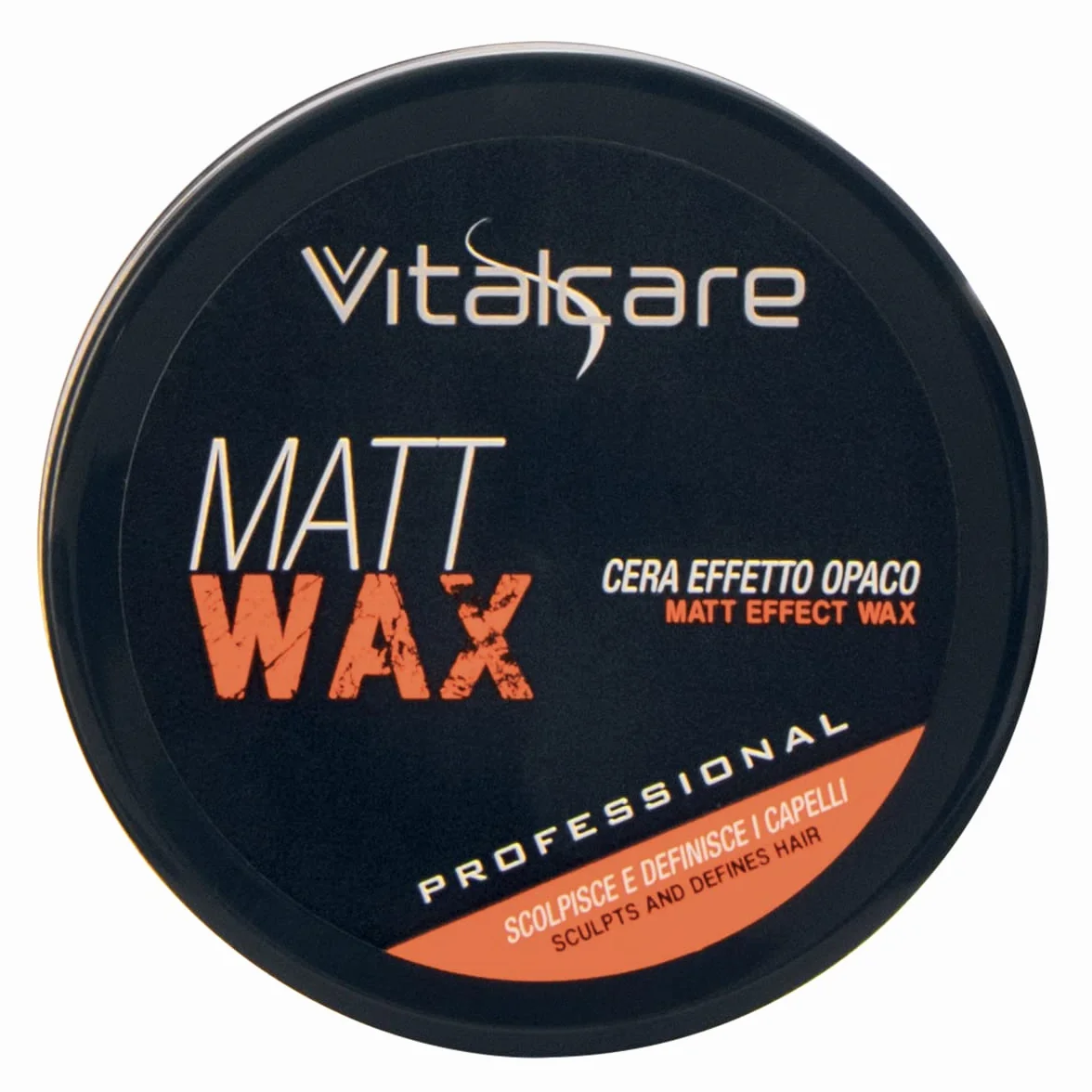 Vitalcare | Matt Wax - Wosk z efektem matowym, profesjonalny wosk do włosów męskich, do włosów bardziej wyrzeźbionych i zdefiniowanych, 100 ml