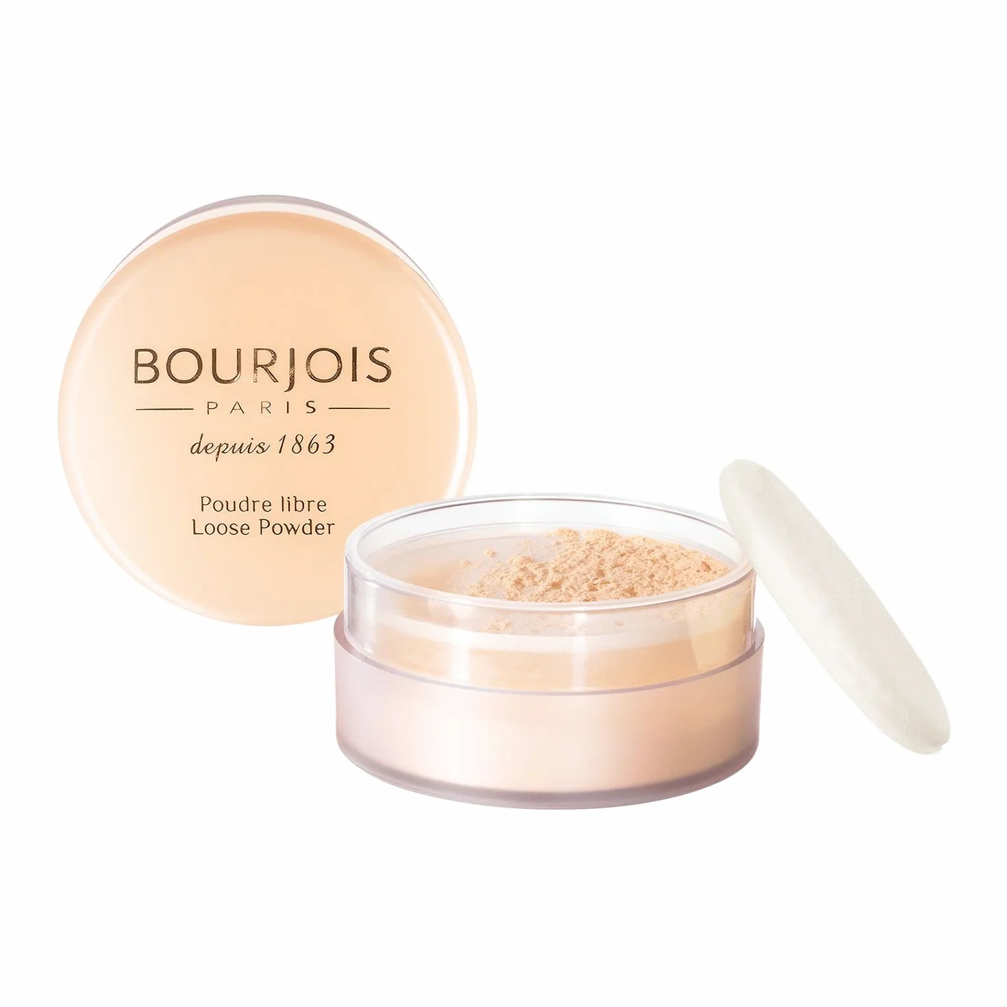 Bourjois Libre Loose Powder puder sypki z naturalnym wykończeniem, dla każdego rodzaju cery, nr 001 - Peach