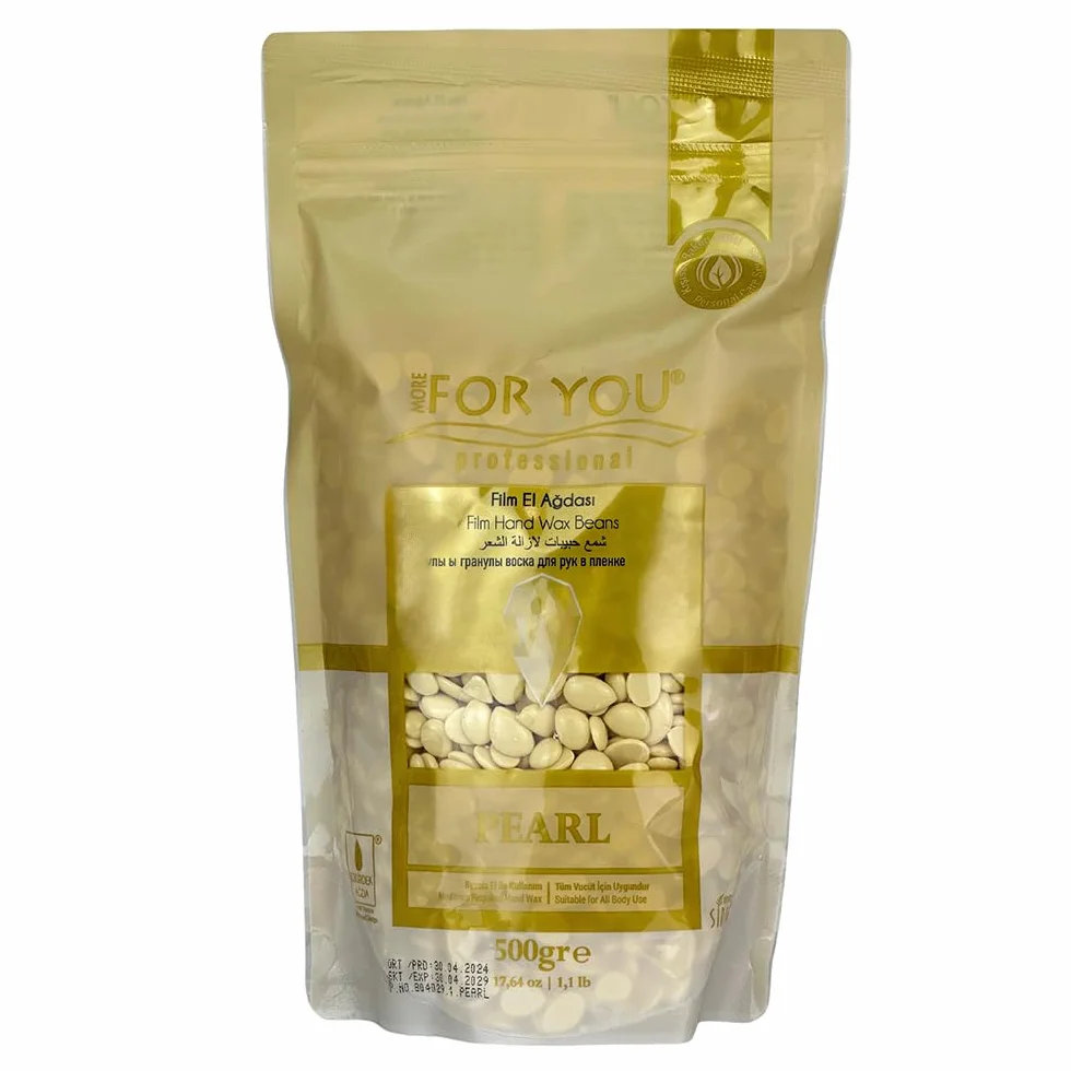 Seed Hand Wax Been 500 g – Gorący Wosk Do Depilacji, Hot Wax Sir Agda, W Zamykanym Woreczku (Pearl)