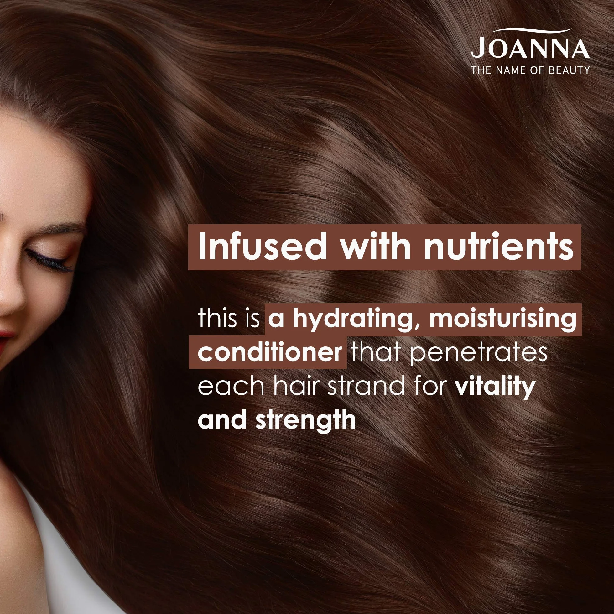 Joanna Ultra Color Color Protection Conditioner do odcieni brązowej Naturalne i farbowane włosy