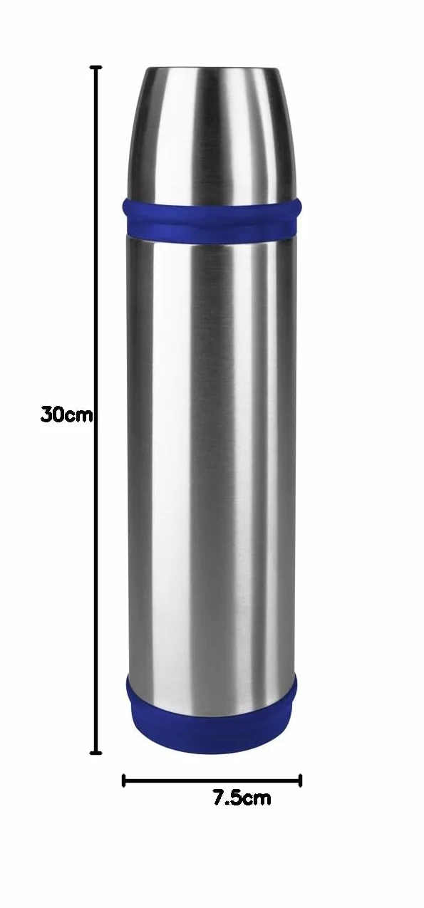 Emsa Kapitan kolba izolacyjna, 700 ml, stal nierdzewna/niebieska