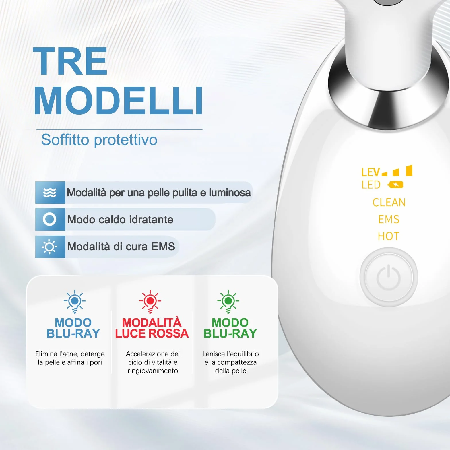 HotHands Urządzenie przeciwzmarszczkowe do twarzy Smart LED masaż, 3 tryby, ujędrnienie twarzy, 45°C Gua Sha elektryczne