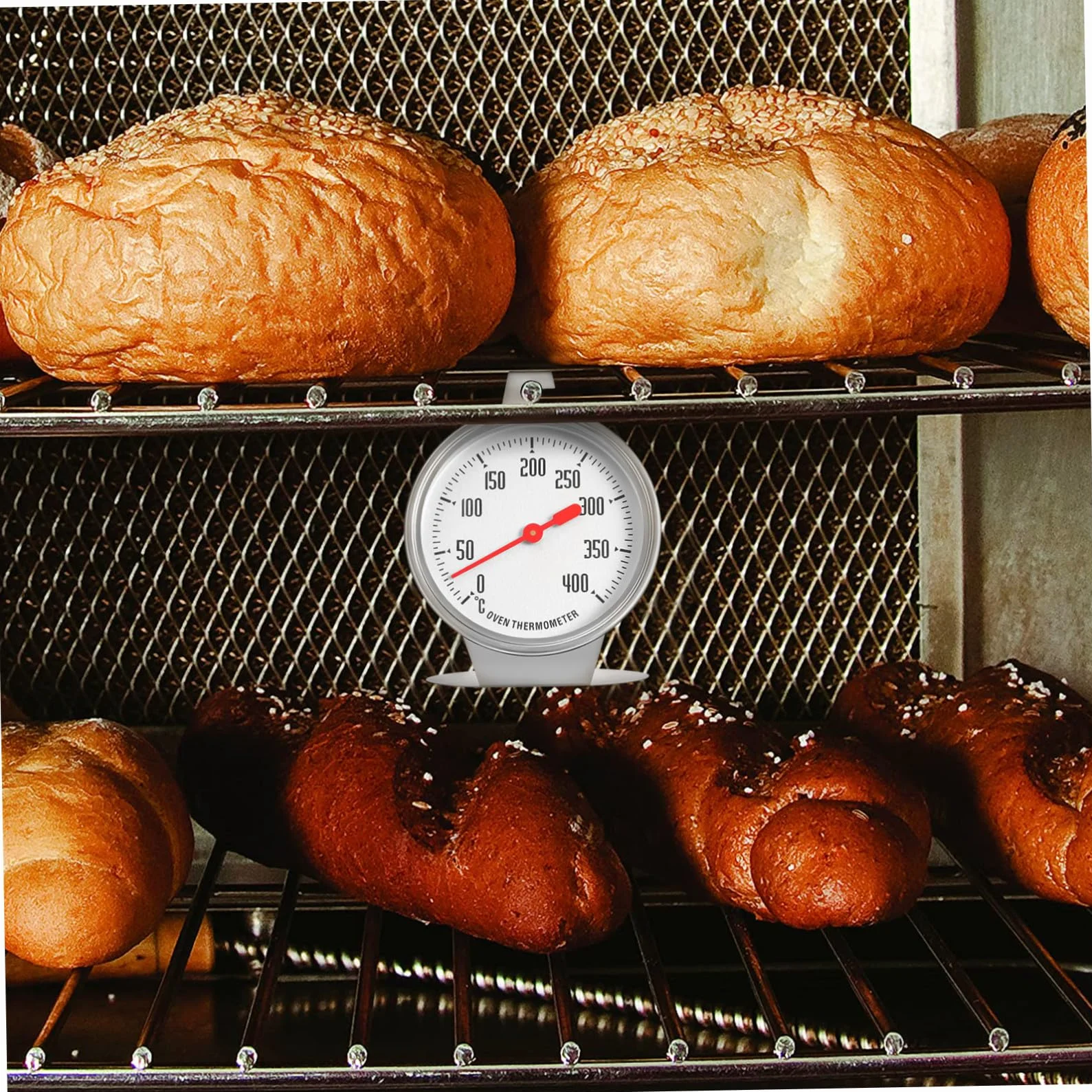 UPKOCH Termometr kuchenny do grilla z dużym wyświetlaczem 0-400°C