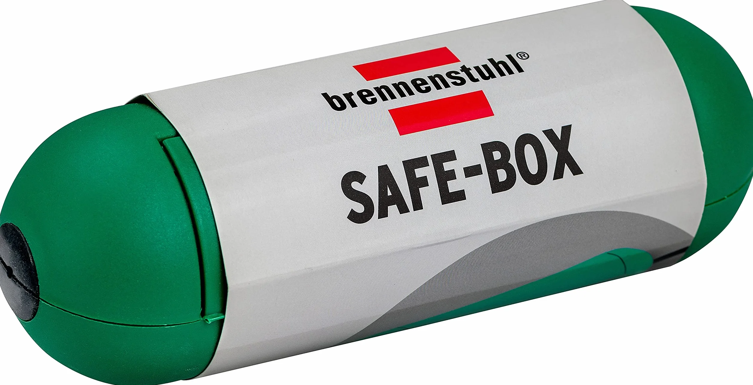 Brennenstuhl Safe-Box/puszka ochronna na kable przedluzajace (kapsula ochronna na kable, do zastosowan wewnetrznych) zielona