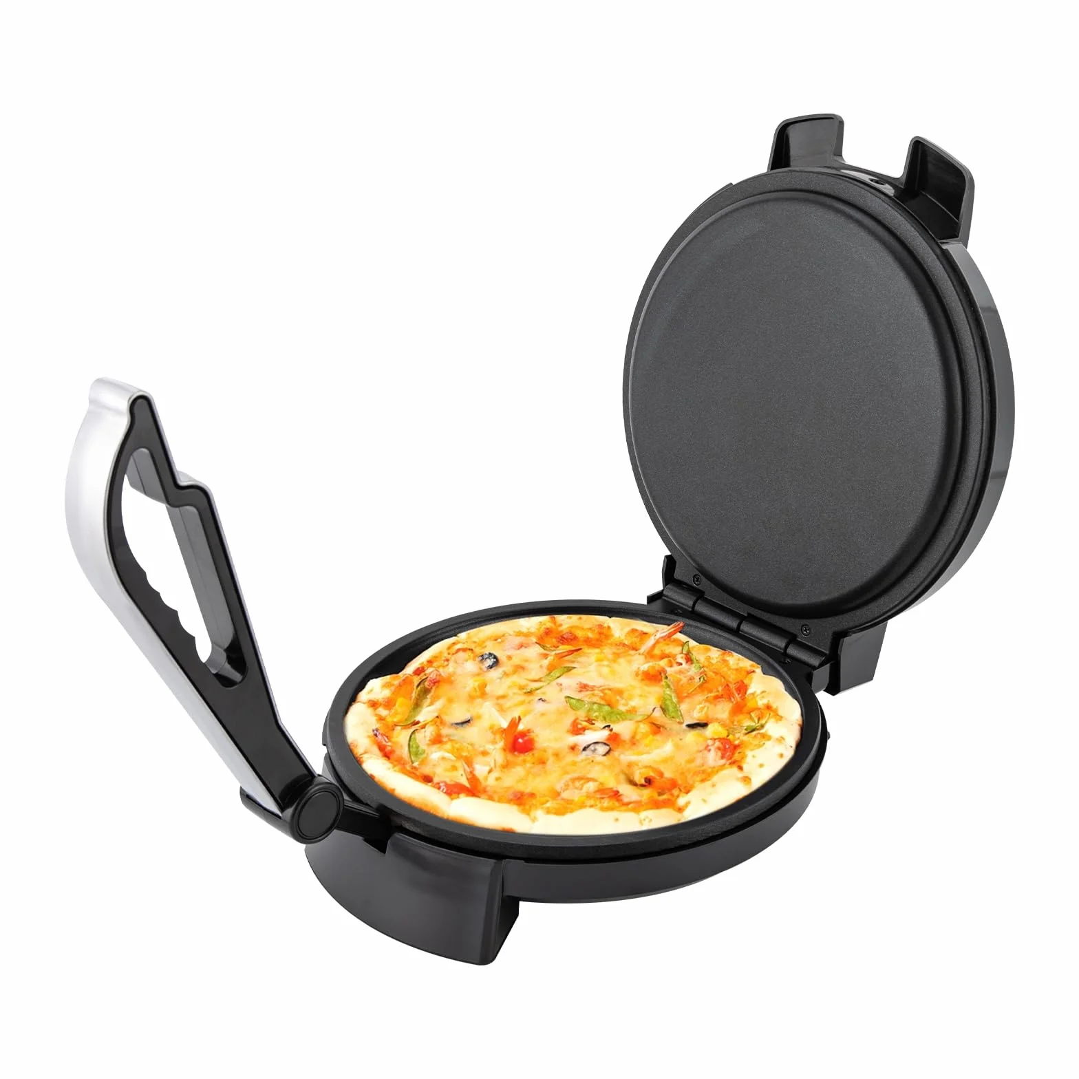 Roti Maker 1200 W elektryczny dwustronne ogrzewanie prasa do mąki kukurydzianej powłoka nieprzywierająca regulacja temperatury 53 x 18 cm