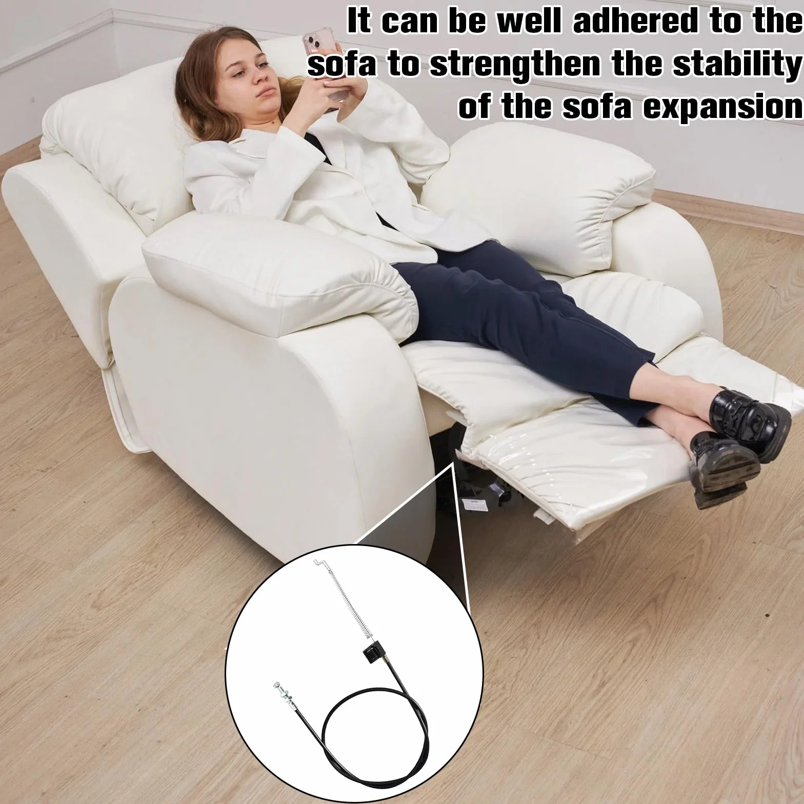 Sofa, części zamienne, 3 sztuki, kabel zamienny do fotela, sofy, fotela, kanapy, krzesła, narożnika, uchwytu, metalowego uchwytu, do sofy, przewodu, dźwigni spustowej, zapasowy kabel