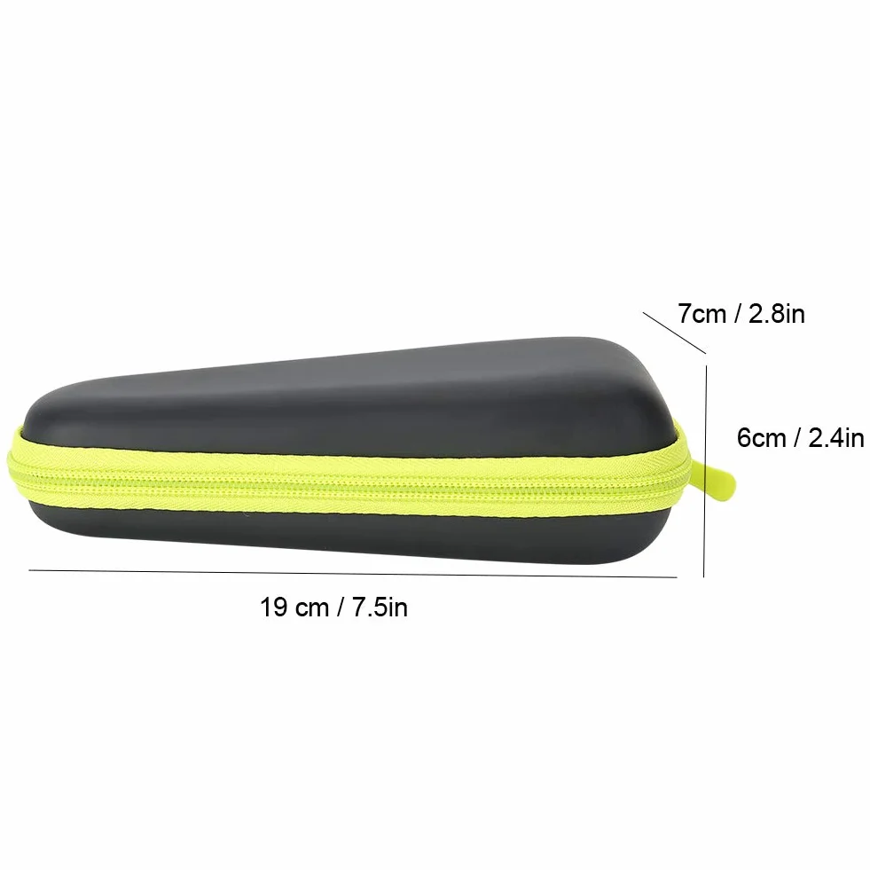 Etui na golarkę, Przenośne Pudełko na golarkę, Przenośne Etui z siateczką na maszynkę elektryczną QP2530/QP2520, Mały Rozmiar, Specjalny materiał PU+EVA, Przenośna Konstrukcja