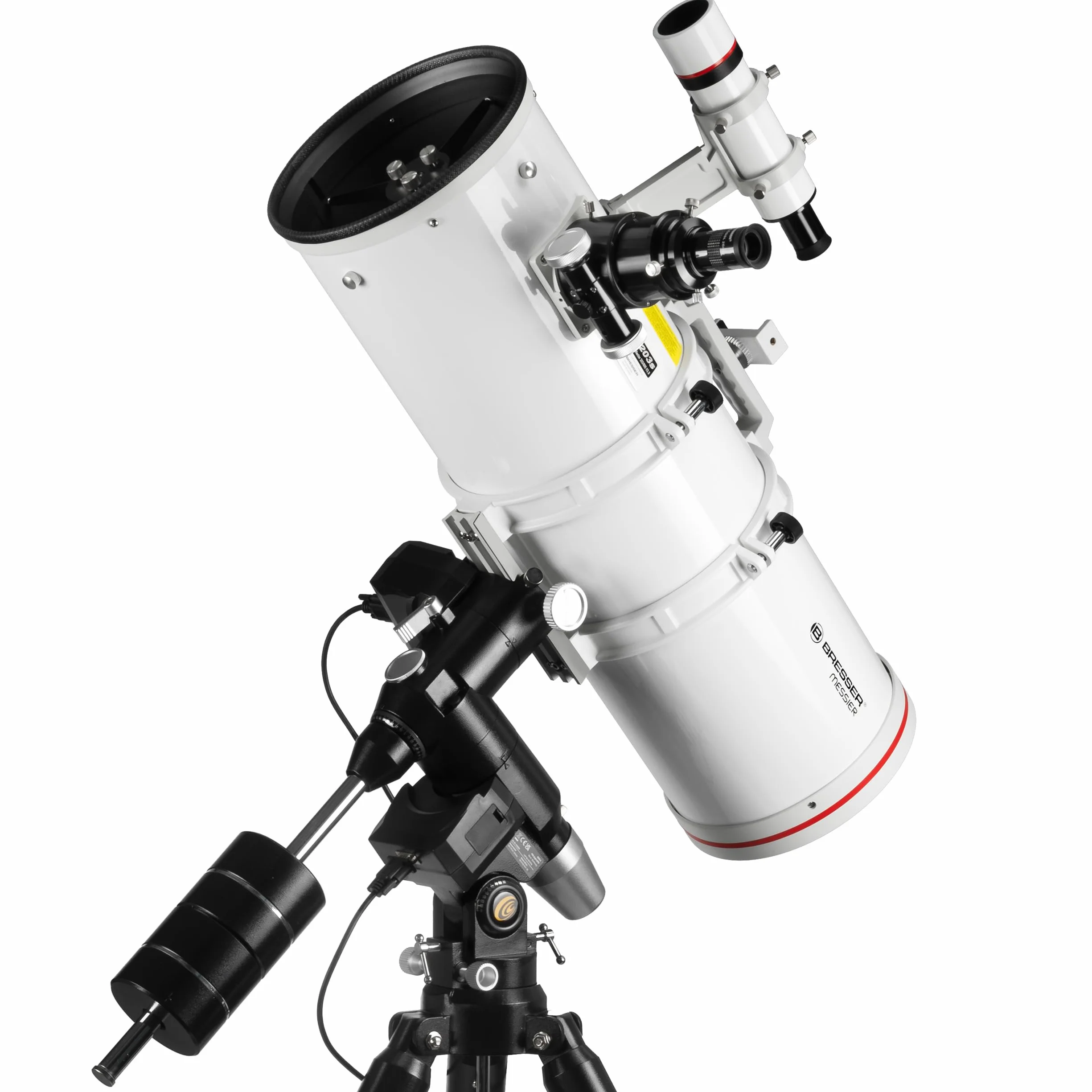 Bresser Messier NT203s/800 EXOS-2 PMC-Eight Goto zestaw teleskopów, 203 mm otwór 800 mm ogniskowa, f/3.9, filtr słoneczny, WiFi, aplikacja