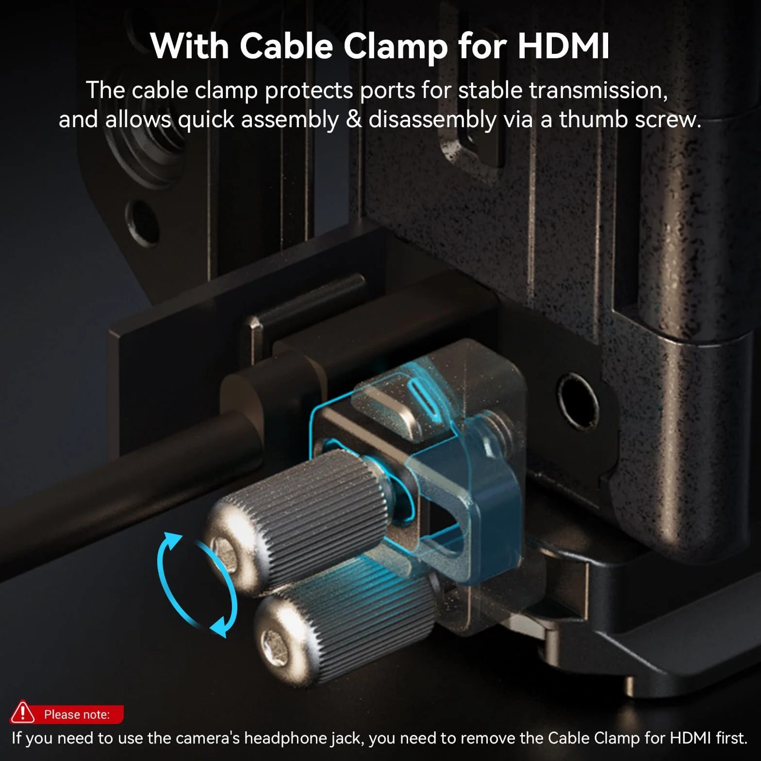 SMALLRIG Cage Zestaw klatki dla Sony A6700 z zaciskiem kablowym do HDMI, wbudowaną płytką szybkiego uwalniania typu dla Arca, filmem do robienia filmów klatka do kamery wideo z mocowaniem butów - 4336