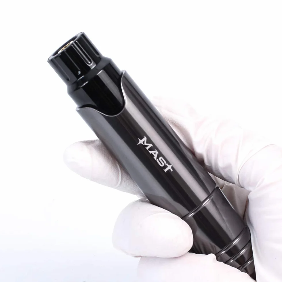 Mast P10 Rotary Tattoo Pen Machine Microblading Pen Style Tattoo Machine for Eyebrows, Lips, Eyeliner Tattoo, black