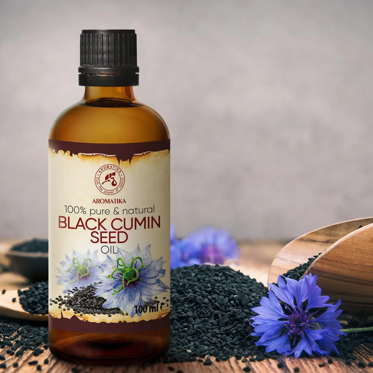 Black Cumin Seed Oil 100ml - Egypt - Nigella Sativa Seed Oil - 100% Pure & Natural