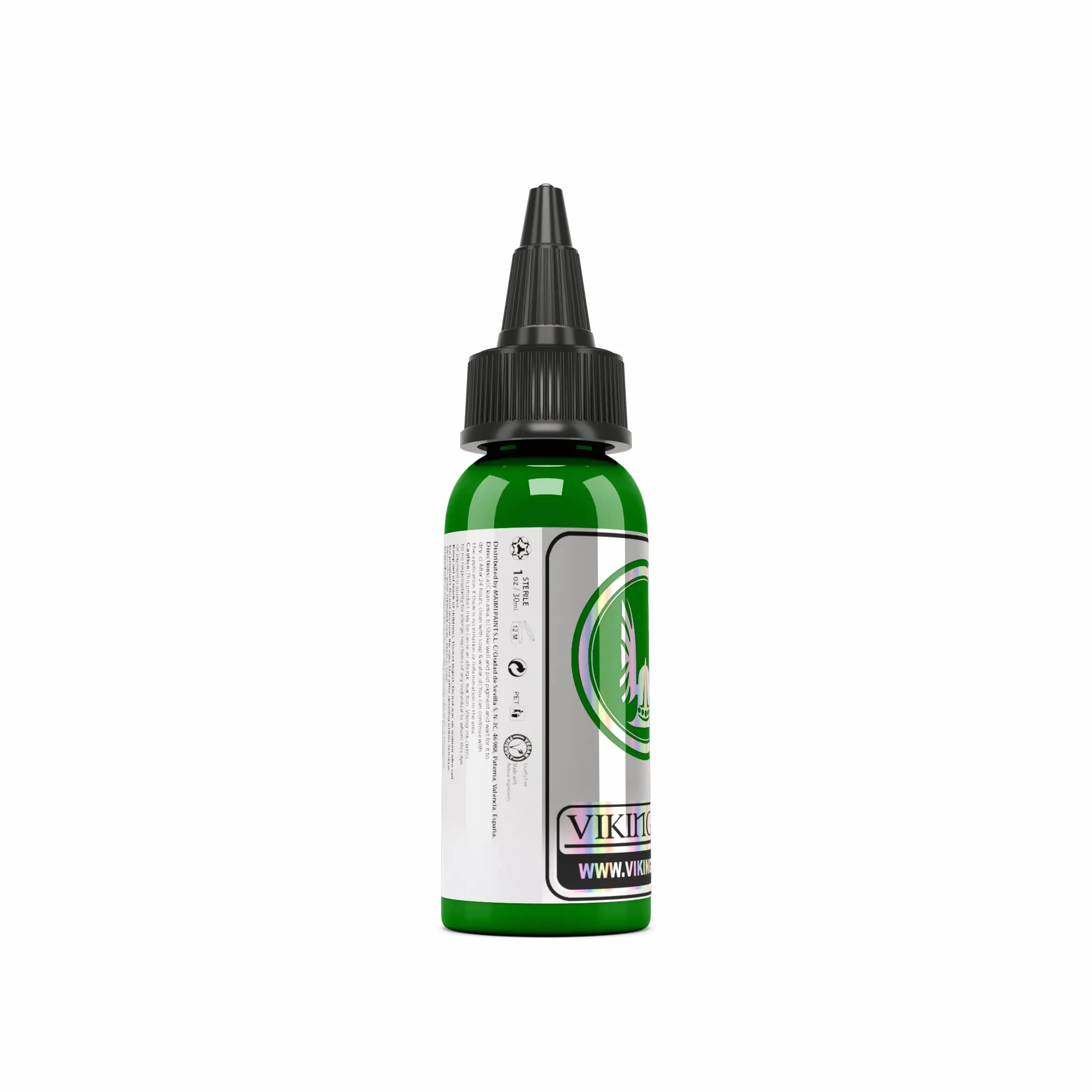 VIKING INK - GREEN 1oz (30ml) - Tusz do tatuażu