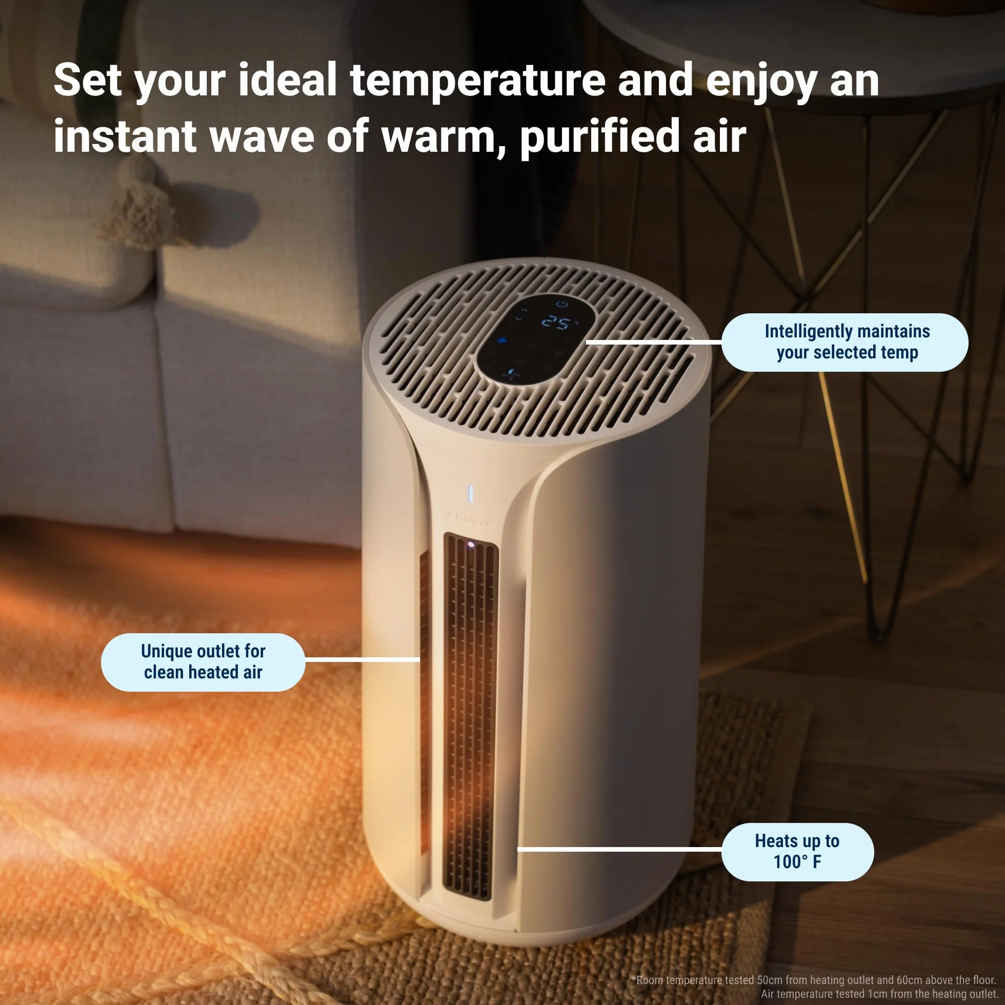BLUEAIR ComfortPure T10i 3-w-1 chłodzi ogrzewa oczyszcza HEPASilent 78 m²
