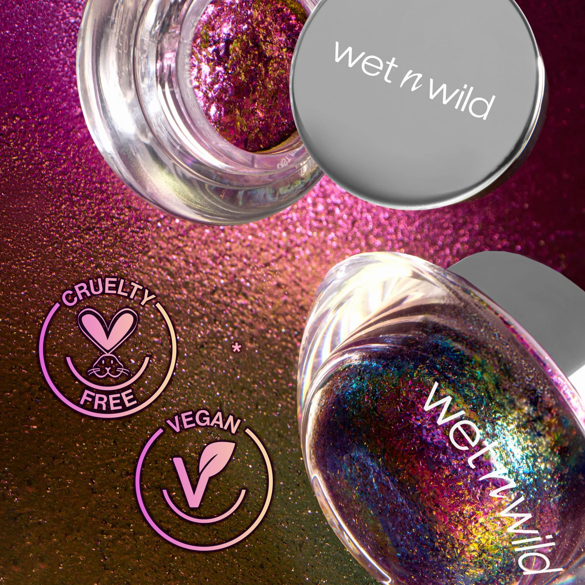 Wet n Wild Chameleon Chrome Eyeshadow Foil, Foliowy Cień do Powiek Odbijający Światło, Wielokolorowe Pigmenty Zapewniające Efekt Tęczy, Samoprzylepna, Łatwa do Rozcierania Formuła, Matrix Moves