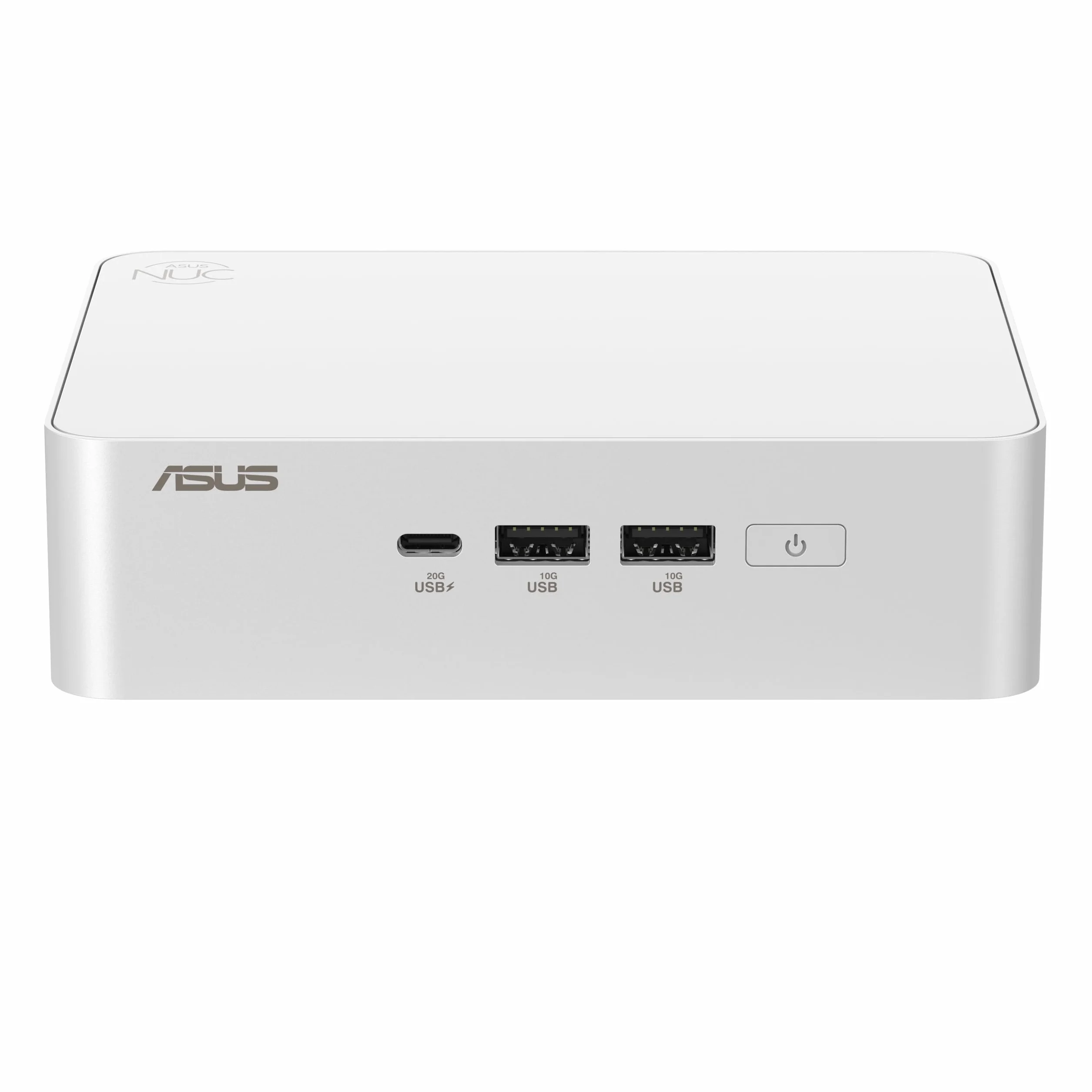 ASUS NUC 15 Pro Plus Kit RNUC15CRSU900002 (procesor Intel Core i9 Ultra, karta graficzna Arc, WiFi 7, Bluetooth 5.4, bez systemu operacyjnego, z zasilaczem UE, biały)