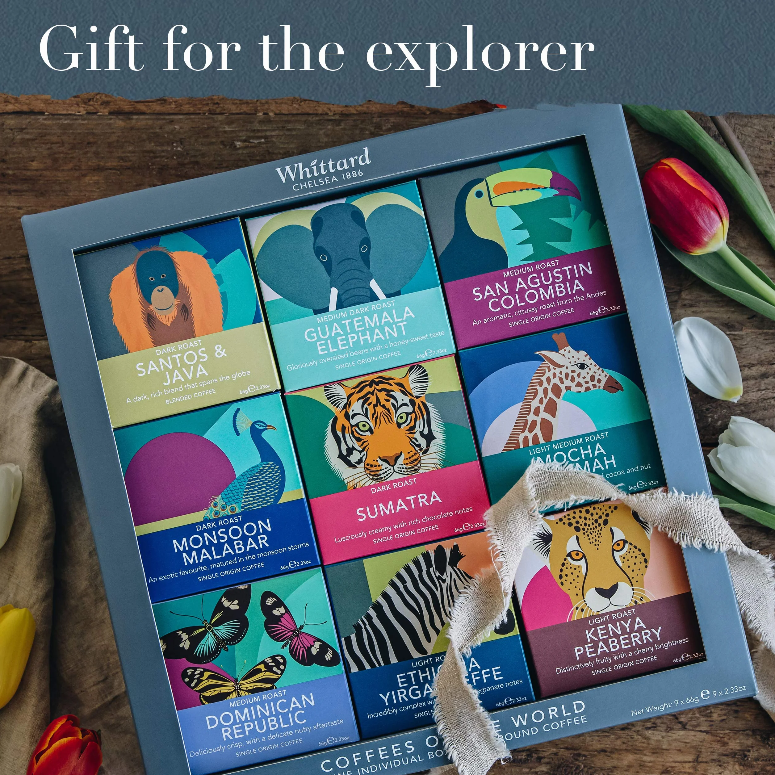 Whittard of Chelsea - Coffret Cadeau Cafés du Monde