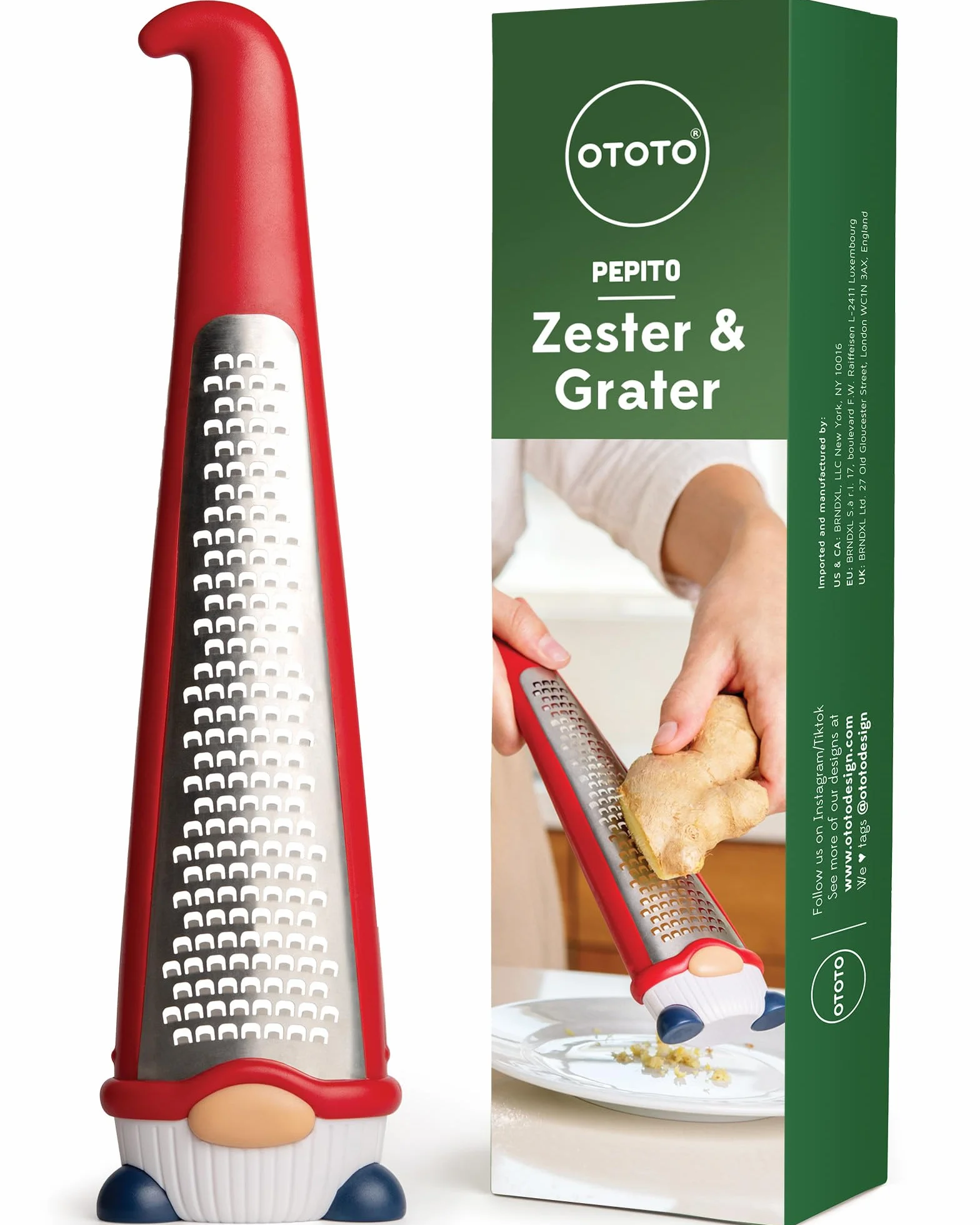 OTOTO tarka z listwami pepito do parmezanu czosnku cytryny - akcesoria kuchenne