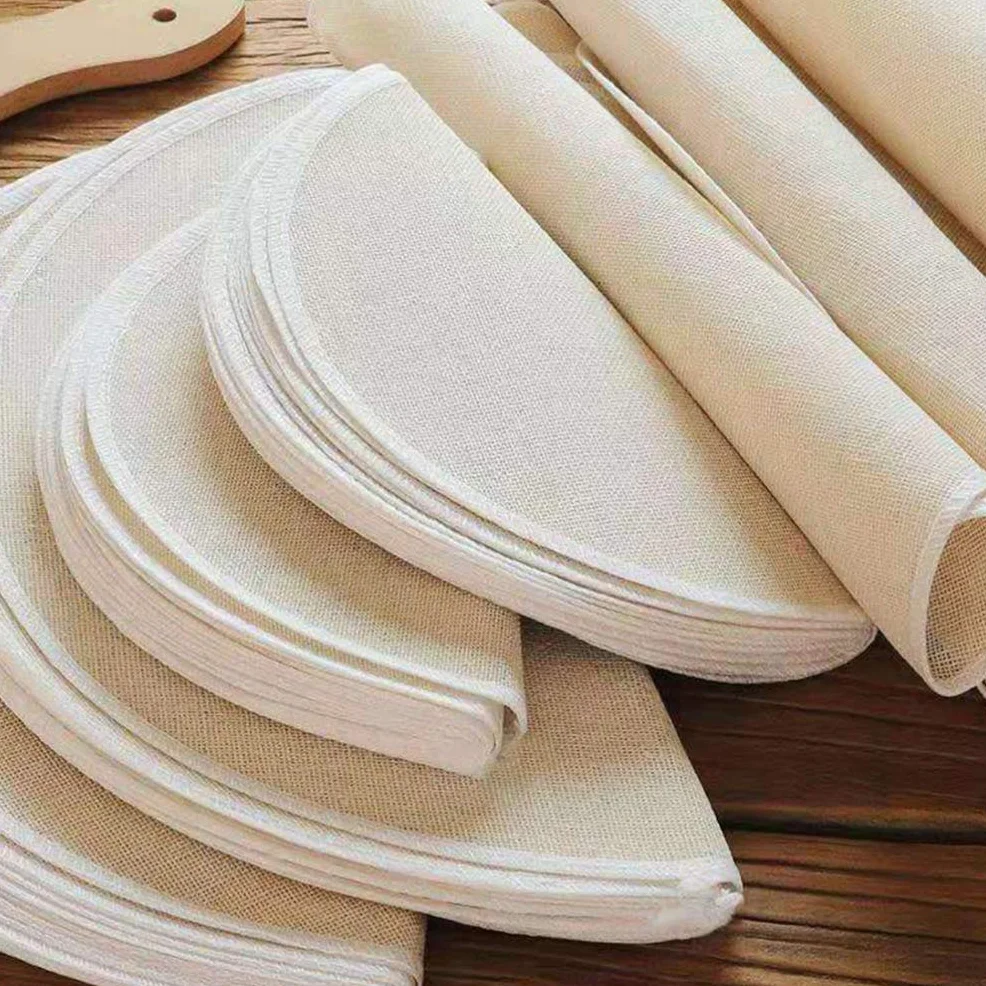 10 sztuk bambusowych mat do gotowania na parze, mata kuchenna, ręcznik parowy, ściereczka do przecierania ryżu, warzyw, ryb i wypieków, Ø 30 cm