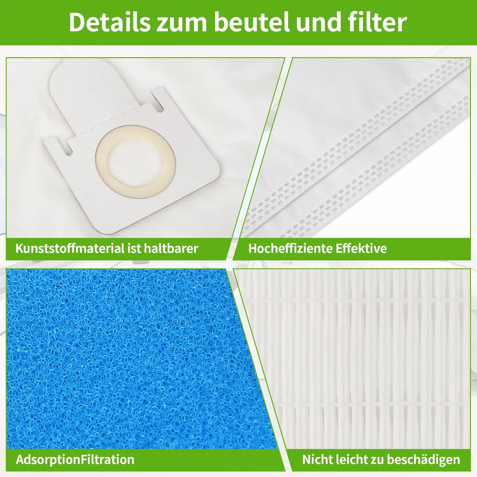 12 sztuk worków do odkurzacza i zestaw filtrów do Thomas AQUA PET & Family
