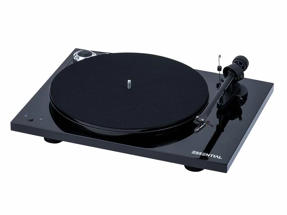 Pro-Ject Essential III Recordmaster Gramofon, Prędkość 33/45 run, Czarny