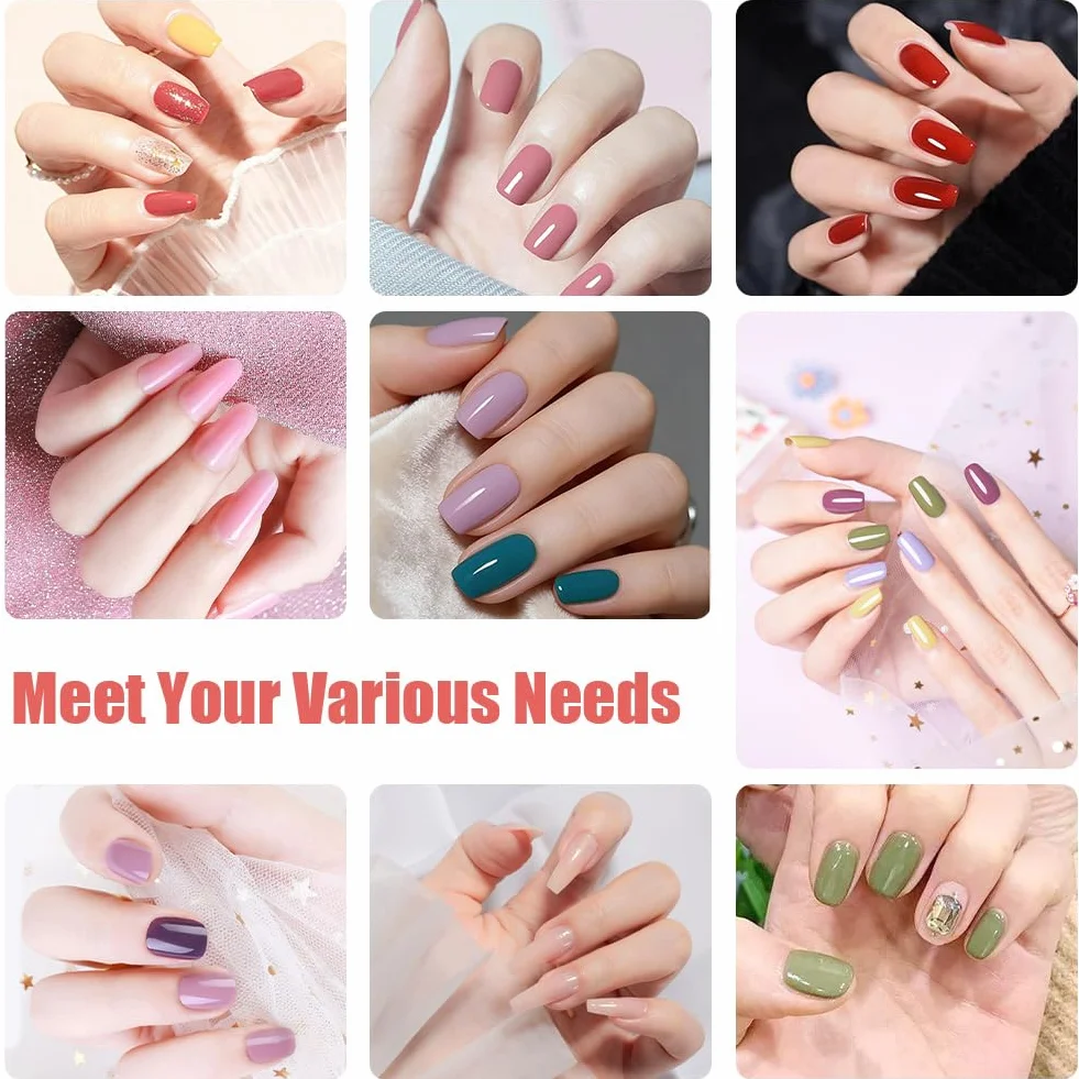 6 sztuk pisaków do paznokci do paznokci, bez UV, szybkoschnący lakier do paznokci, zestaw artystyczny do naturalnych paznokci w 6 kolorach, do profesjonalnego manicure, dziewcząt i kobiet, w