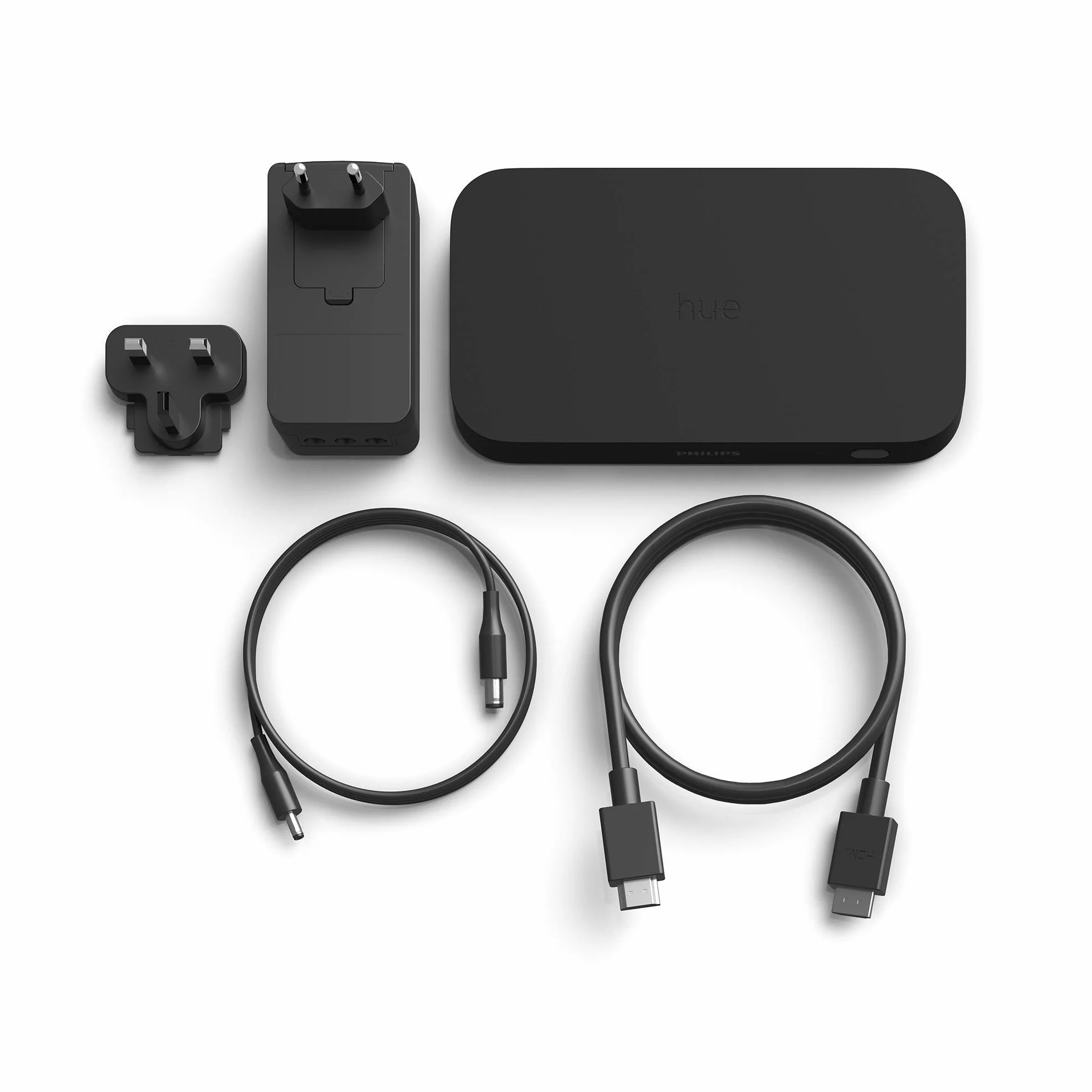 Philips Hue Play HDMI Sync Box, synchronizacja światła z TV i grą, do 4 urządzeń HDMI, 7 W, 240 V, czarny
