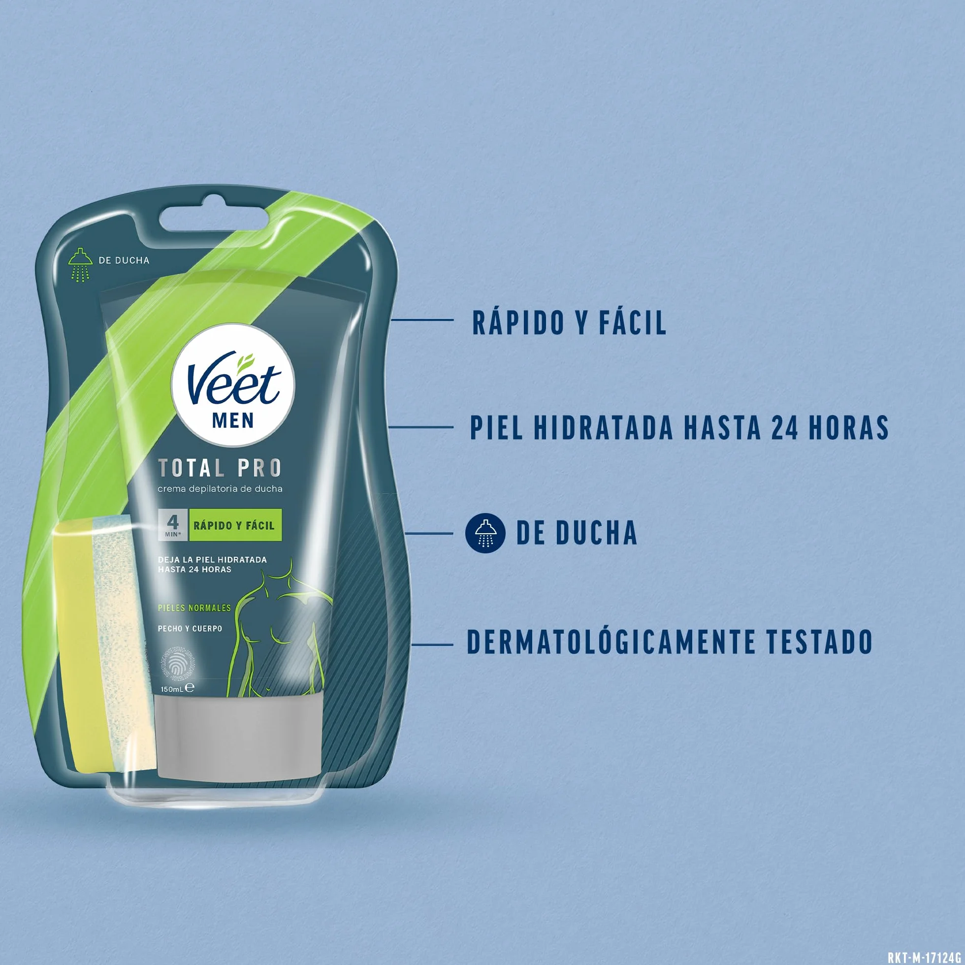 Veet for Men krem do depilacji ciała pod prysznicem dla mężczyzn, normalna skóra, 150 ml
