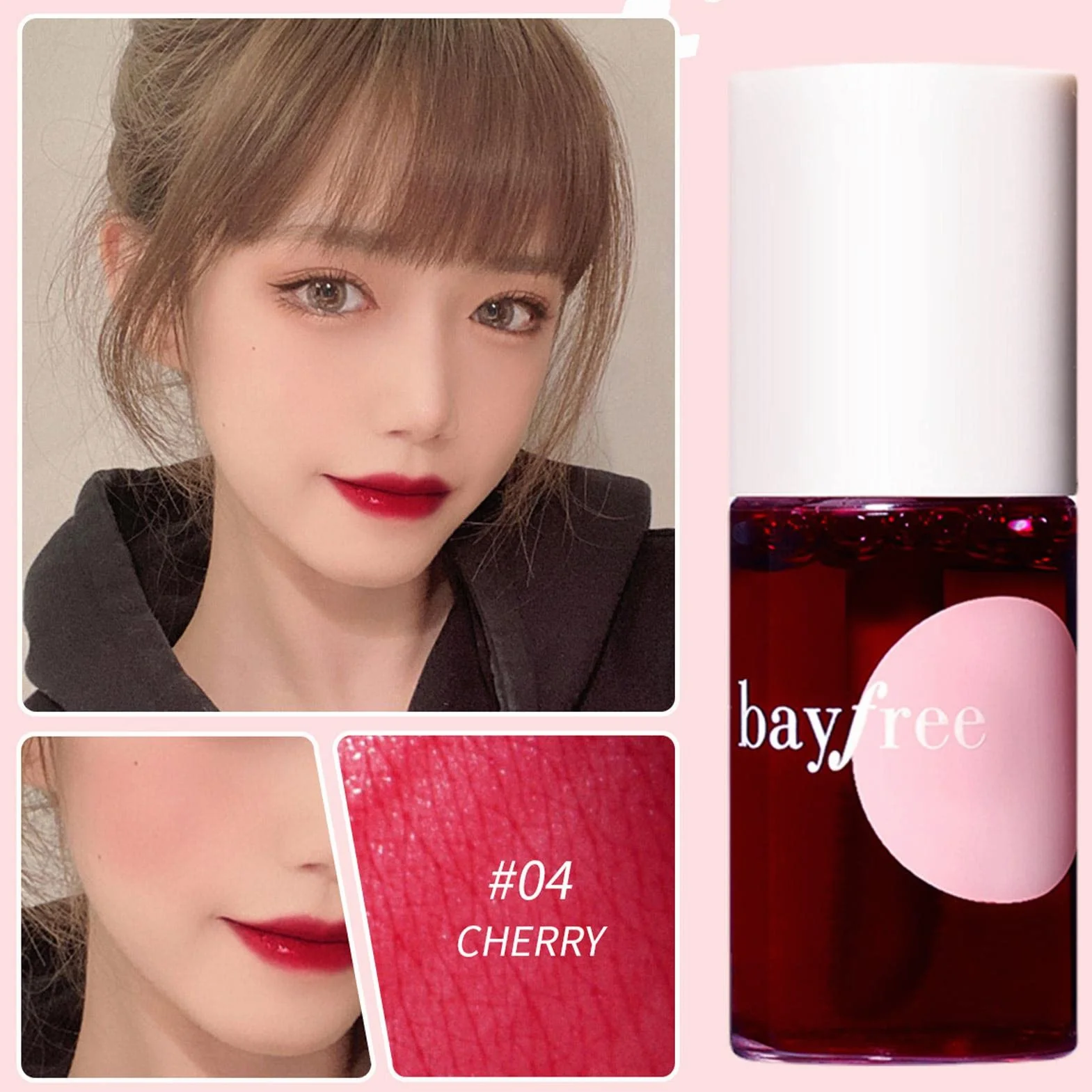 Lip and Cheek Tint Stain, p?ynna pomadka do ust, nawil?aj?ca, trwa? , wodoodporna, naturalna pomadka dla kobiet, 7 ml