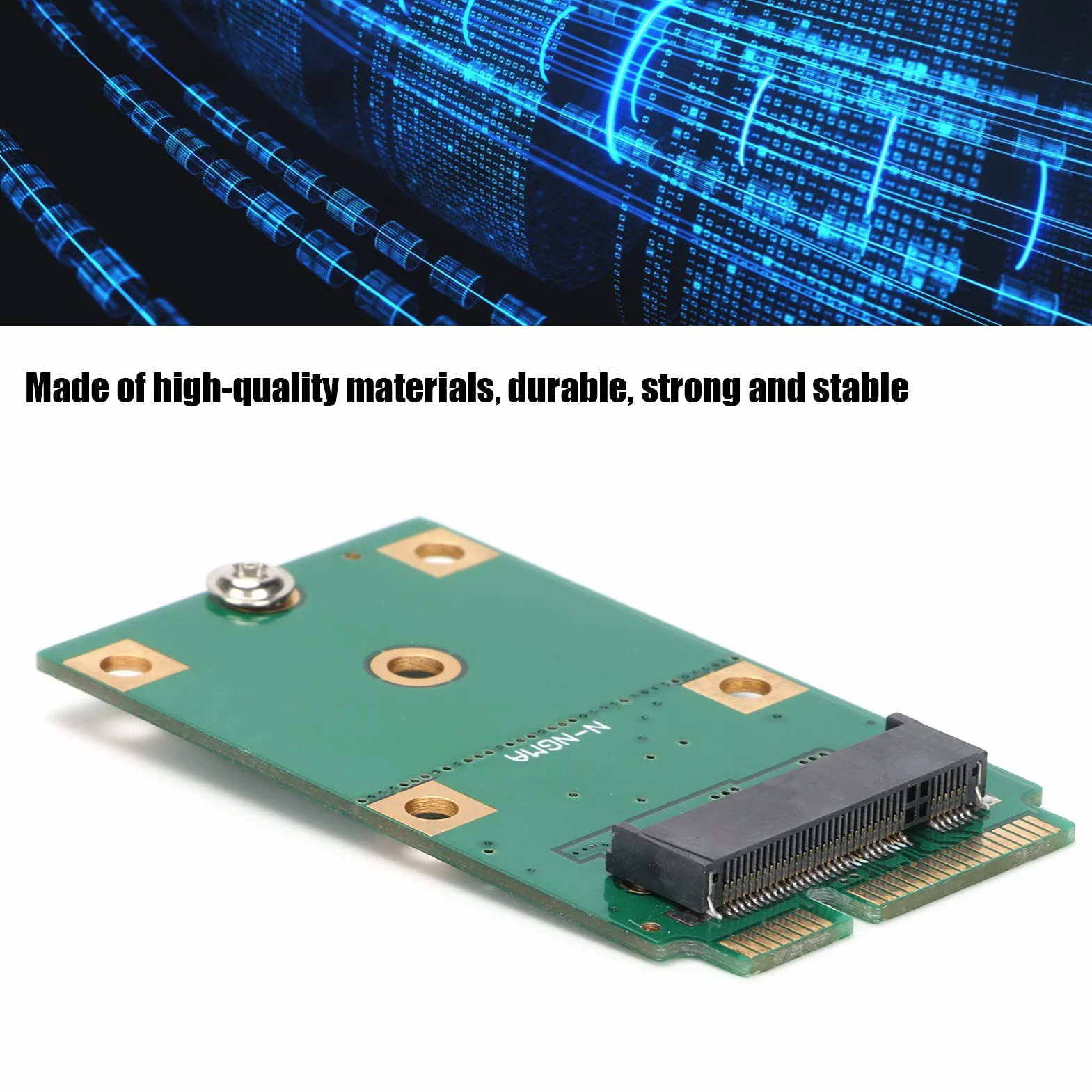 Adapter M.2 SSD na SATA, konwerter M.2 NGFF na MSATA, obsługuje M2 SSD 2242 2230 mm do laptopa stacjonarnego