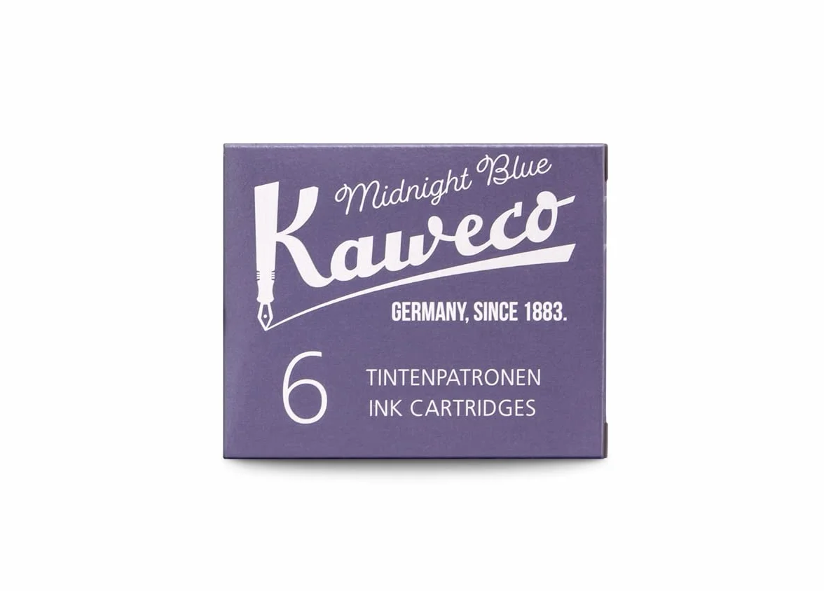 Kaweco Wkłady atramentowe Midnight Blue (6 sztuk)