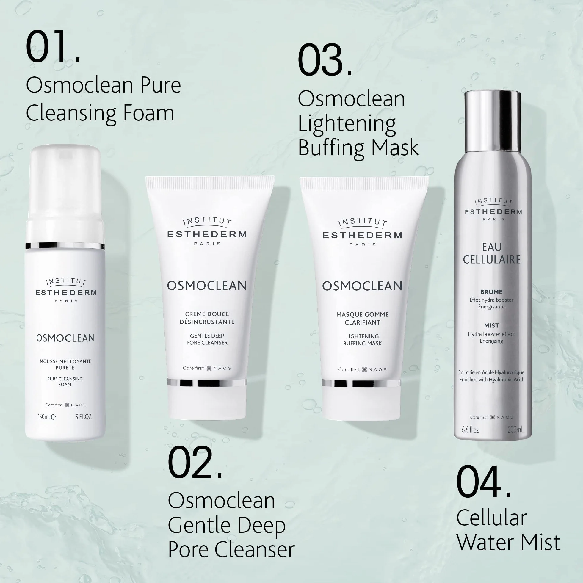Institut Esthederm Mousse Osmoclean Mousse Nettoyante Pureté