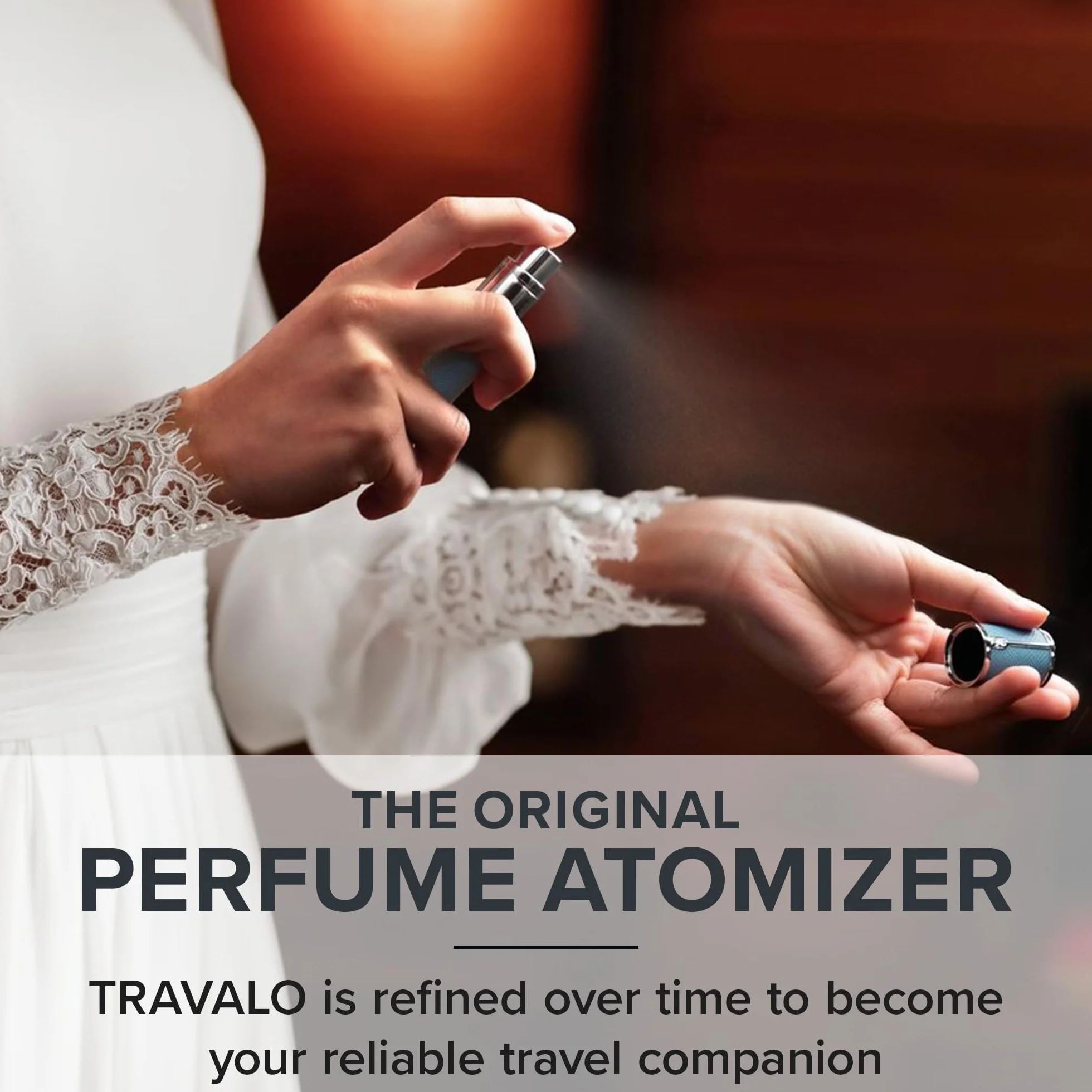 Travalo Milano HD Elegance Refill Perfume Spray, pomarańczowy