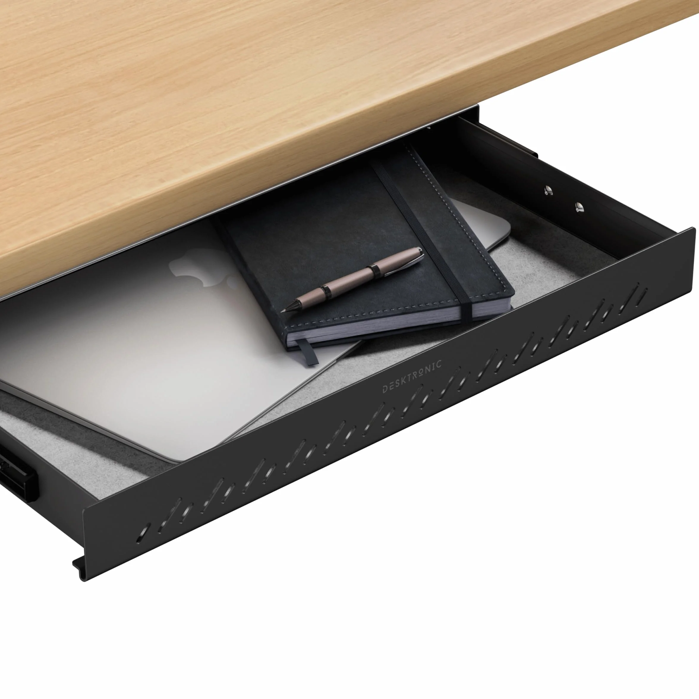 Desktronic Szuflada na biurko metalowa organizer pod biurkiem