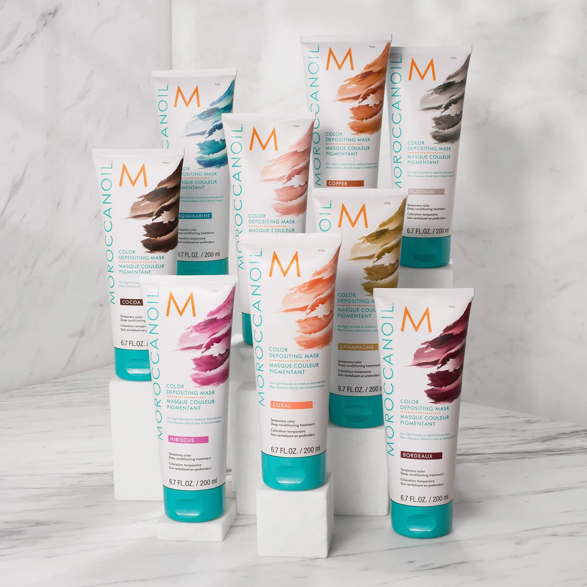 Moroccanoil Koloryzująca maska do włosów, Rose Gold – złoty róż, 200 ml