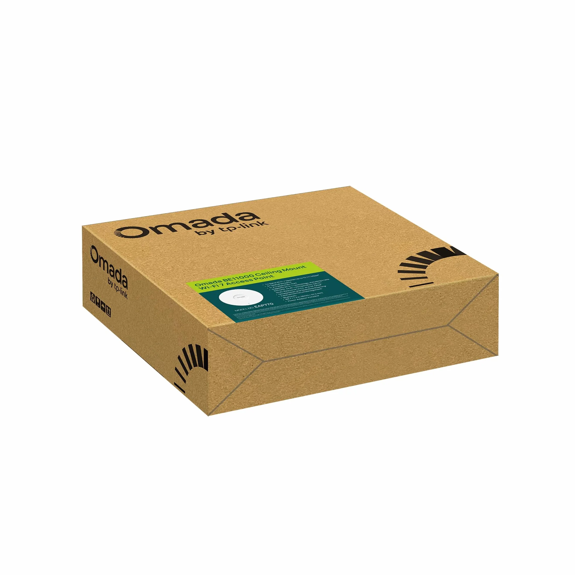TP‑Link Omada EAP770-7-pasmowy punkt dostępowy WiFi Tri-Band dachowy, do 11 Gb/s, port 2,5 GbE, PoE, Mesh, Continuous Roaming