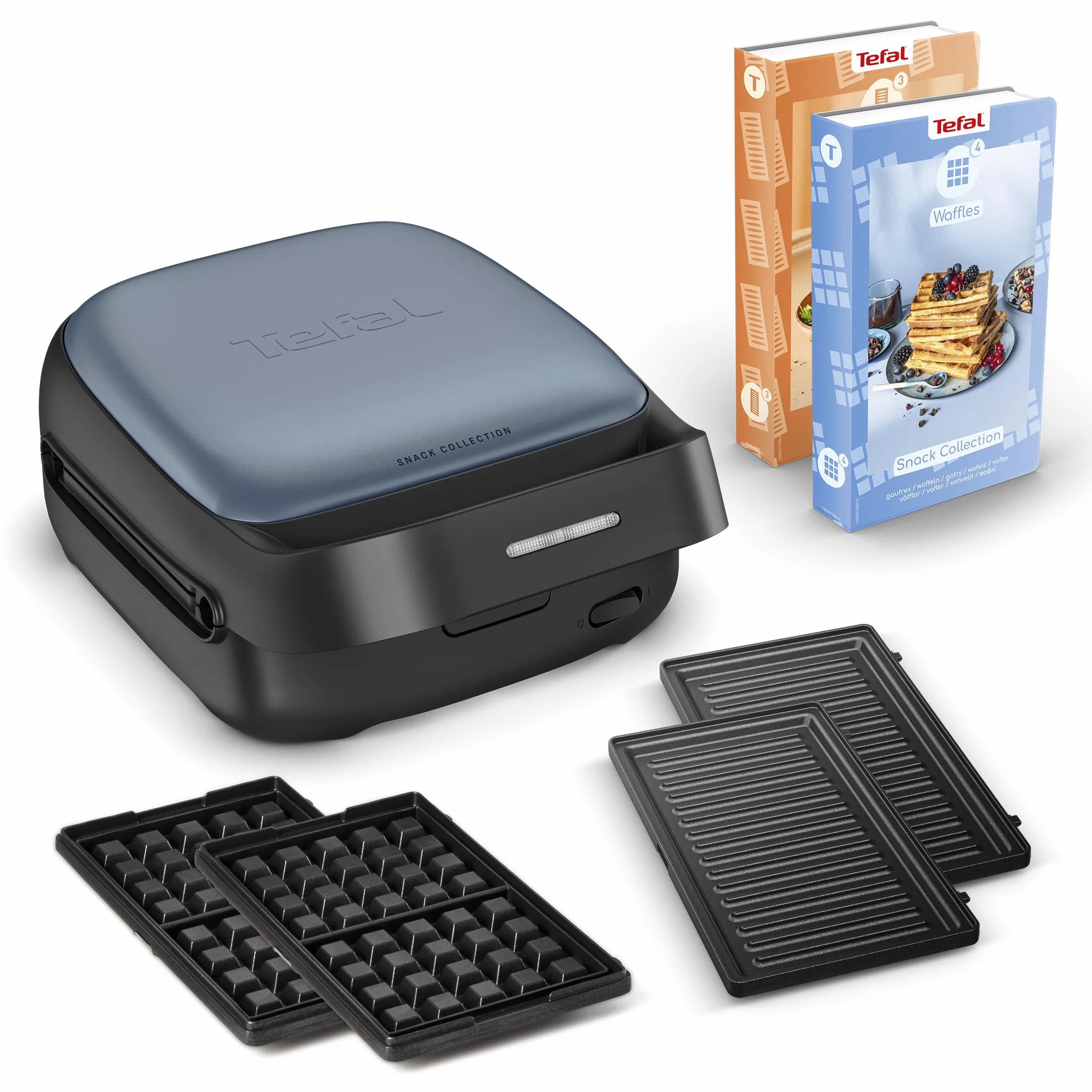 Tefal SW8674F0 Snack Collection opiekacz do kanapek i gofrów 700W 230°C nieprzywierająca powłoka ceramiczna