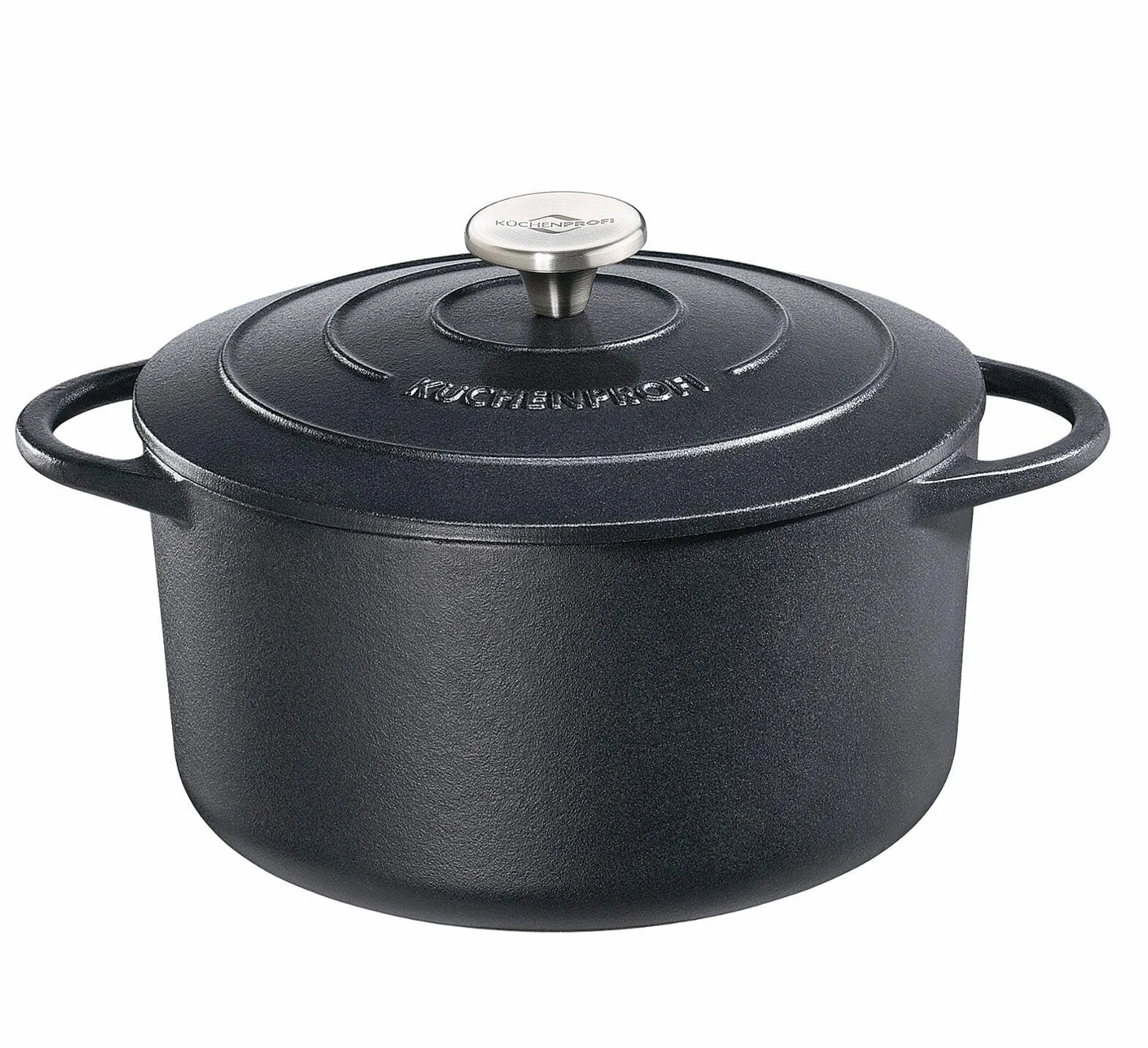 Küchenprofi PROVENCE Żeliwna brytfanna z pokrywką 24 cm emaliowany Dutch Oven