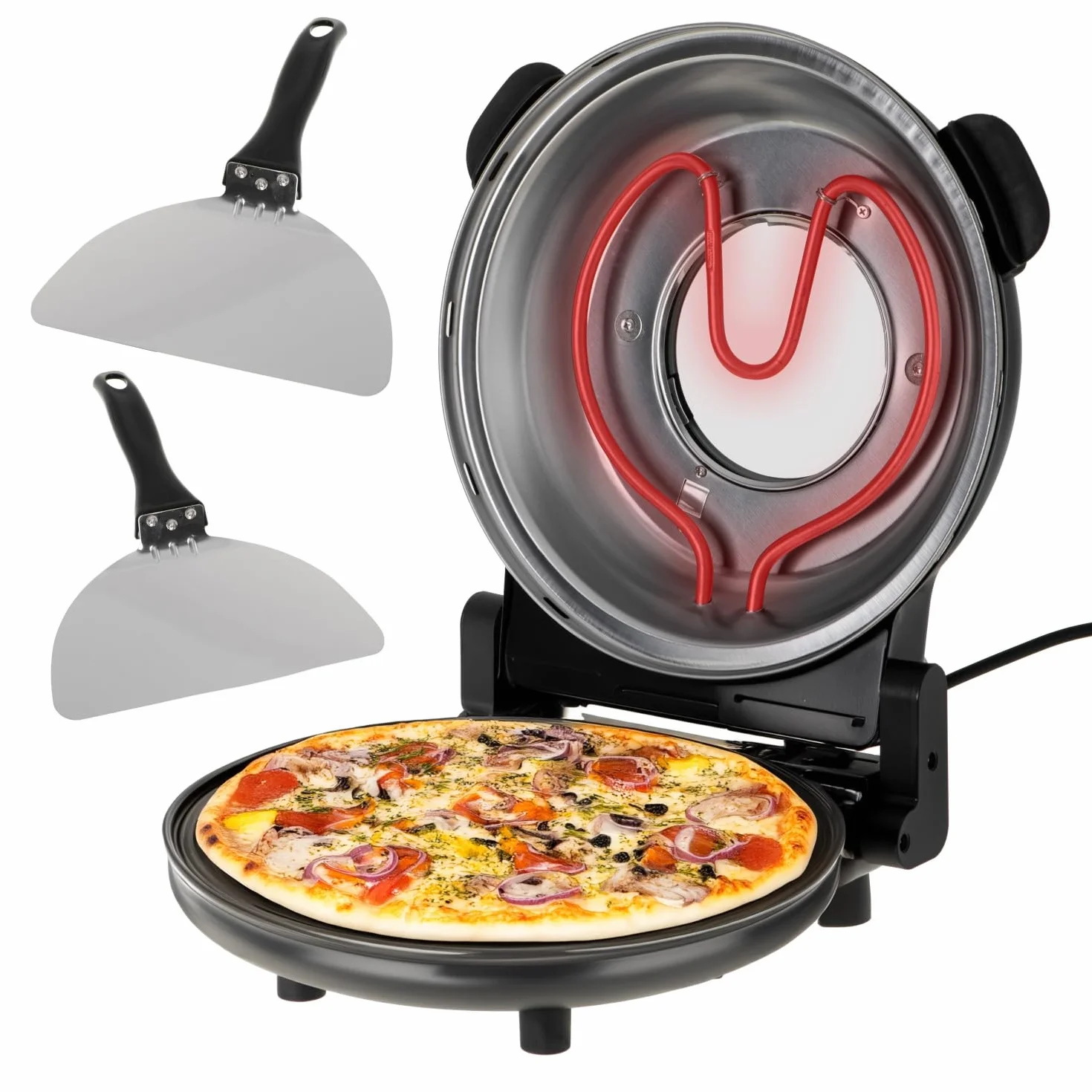 ADLER EUROPE AD 6314 Piec do pizzy elektryczny 5 stopni regulacji temp.
