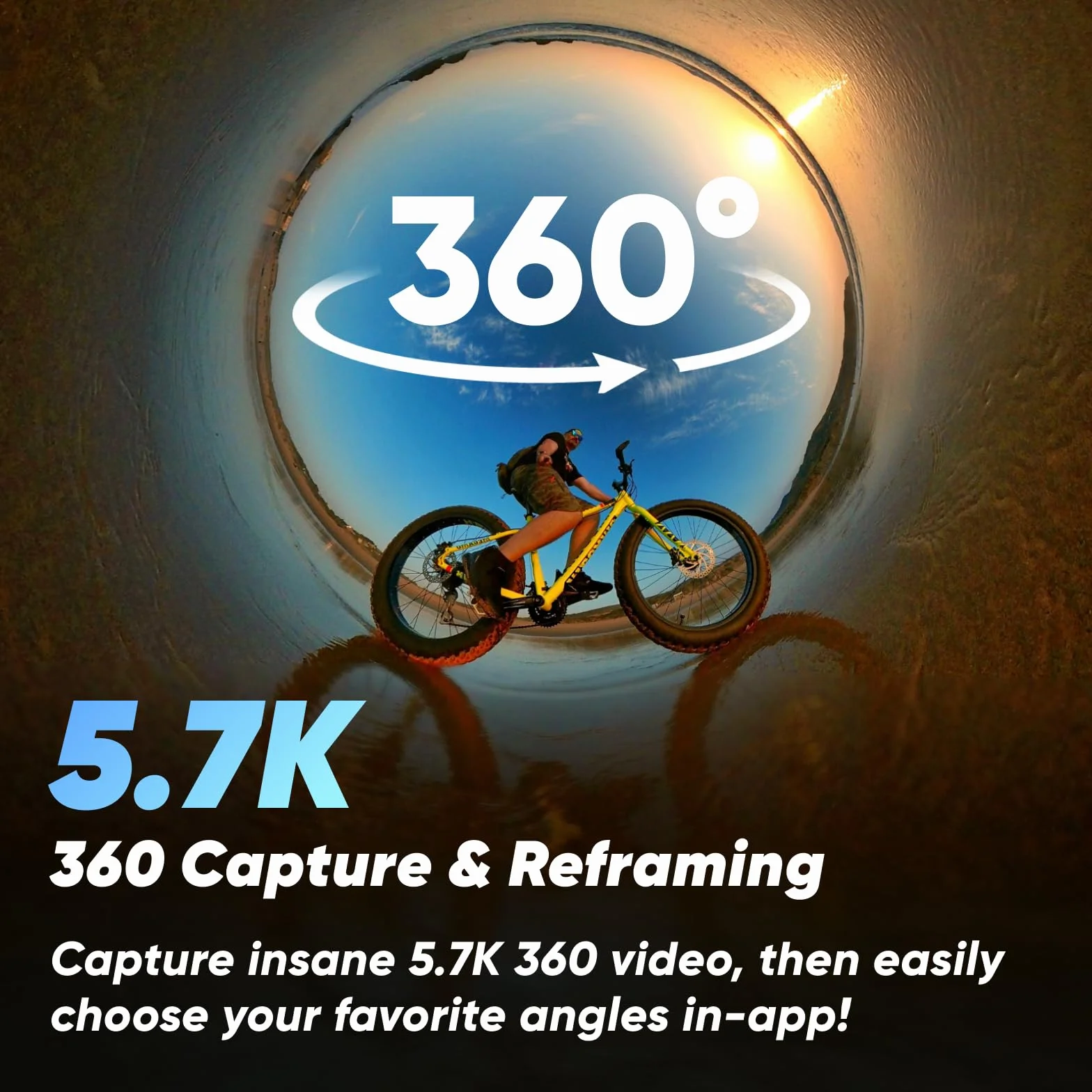 Insta360 X3 Starter-Bundle wodoszczelna kamera sportowa 360° z czujnikiem 1,27 cm (1/2"), 5,7 K 360°, zdjęcia 72 MP 360°, stabilizacja, ekran dotykowy 5,8 cm (2,29 cala), rozpoznawanie wibracji