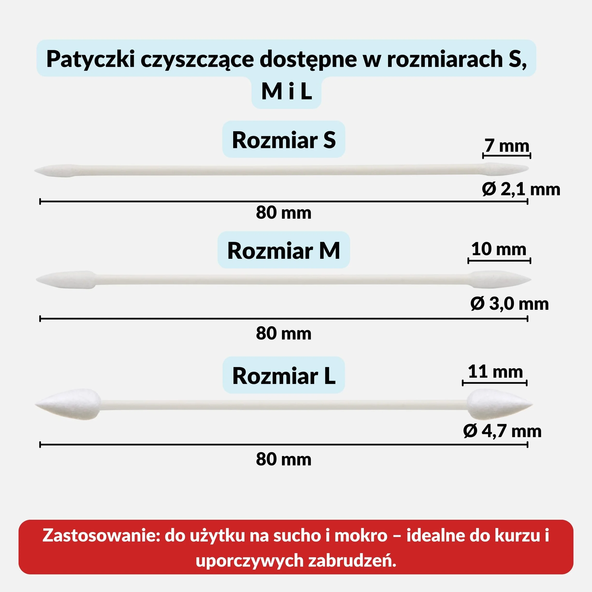 Lens-Aid Patyczki Czyszczące ze Szpicem – 50 sztuk (L) – Do Aparatu, Obiektywu, Klawiatury, Dronów i Modelarstwa – Precyzyjne Czyszczenie Szczelin i Wąskich Miejsc