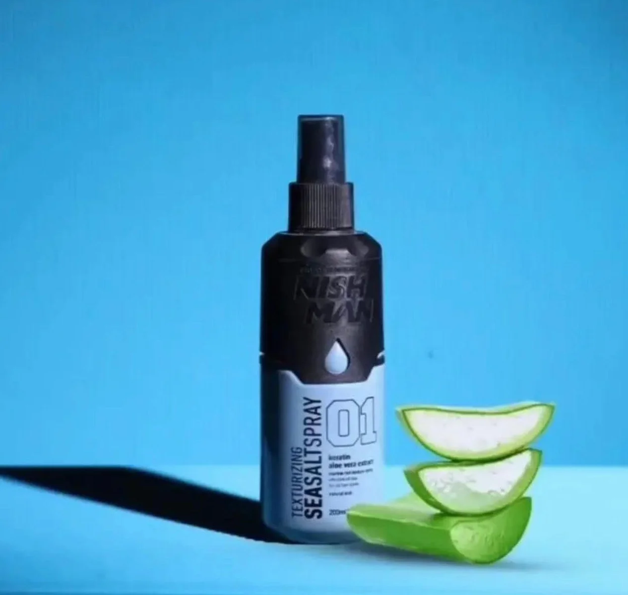 NISHMAN Spray z Solą Morską 01 - Keratin & Aloe Vera 200ml