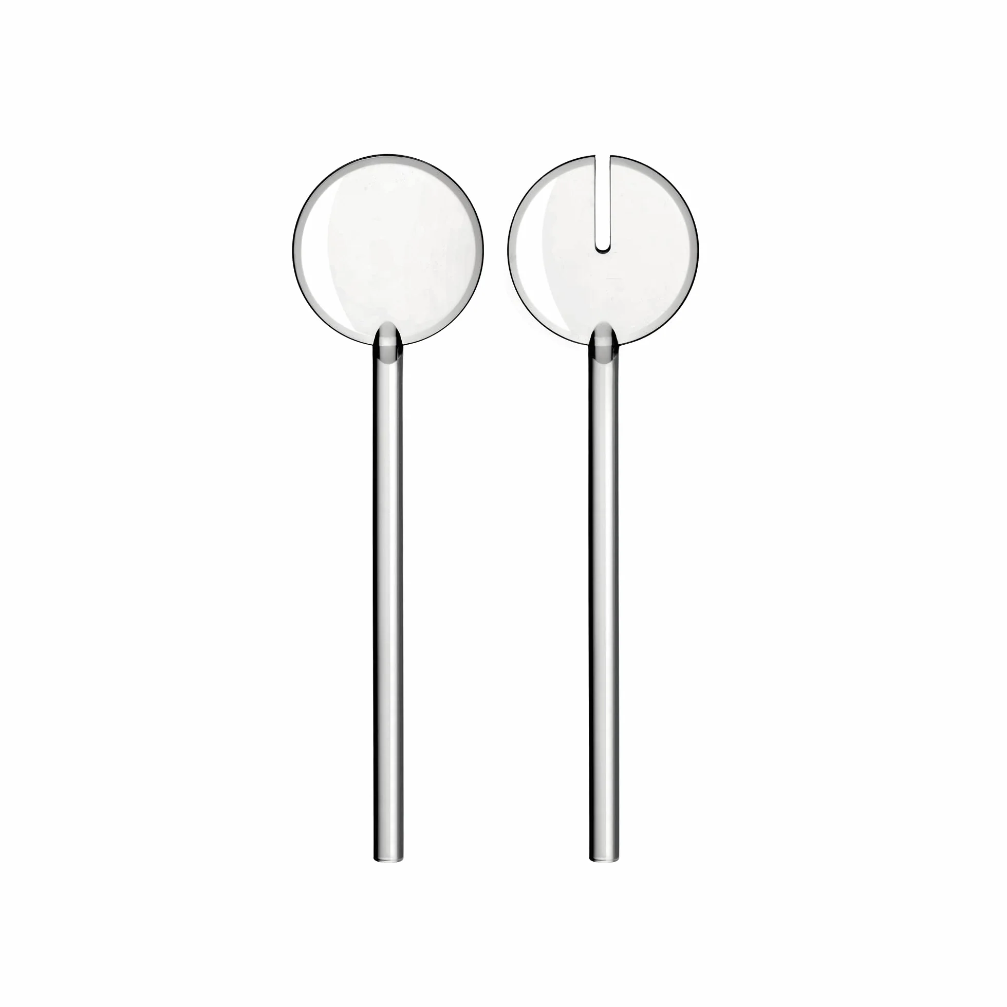 Guzzini Tiffany sztućce do sałatek przezroczyste 28 cm